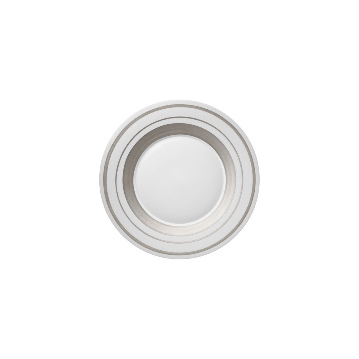 Hering Berlin, Polite Platinum, Cake & bread plate, striped platinum