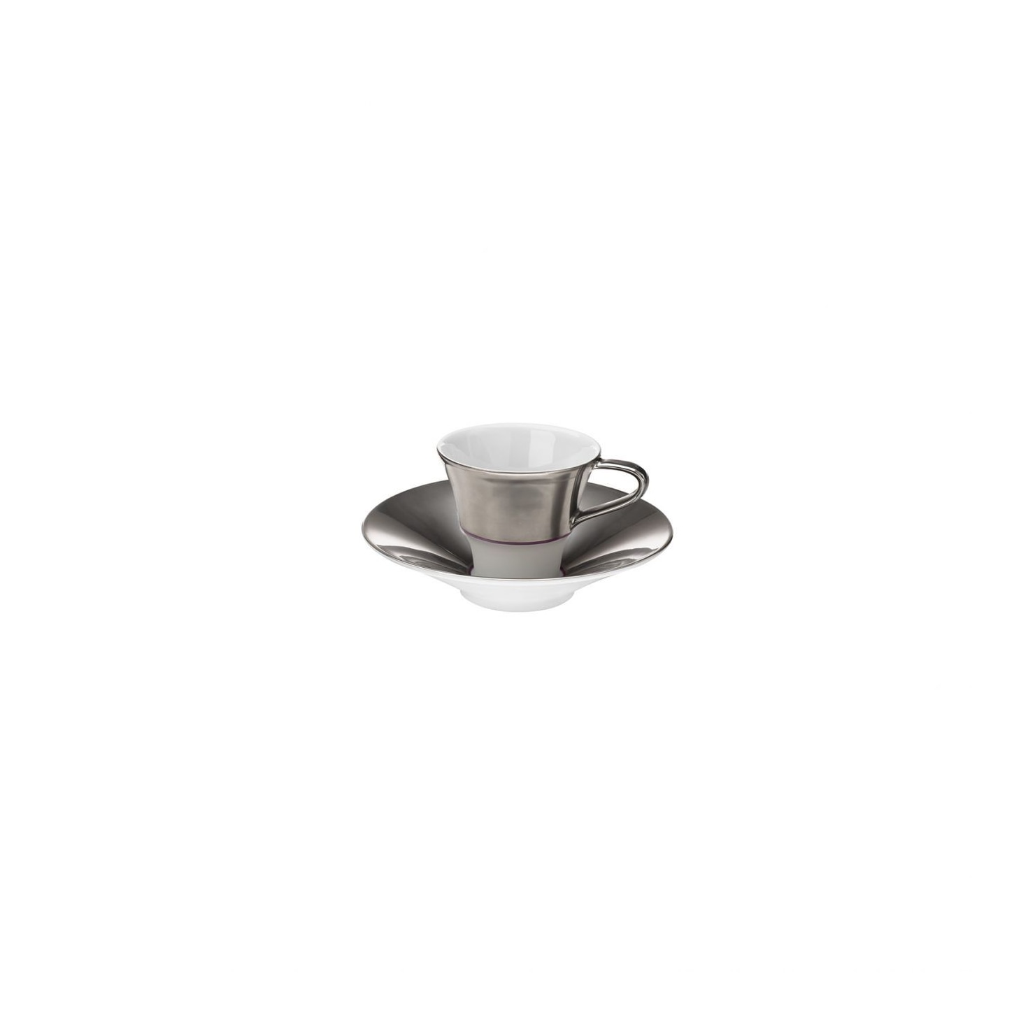 Hering Berlin, Polite Platinum, Espresso cup and saucer