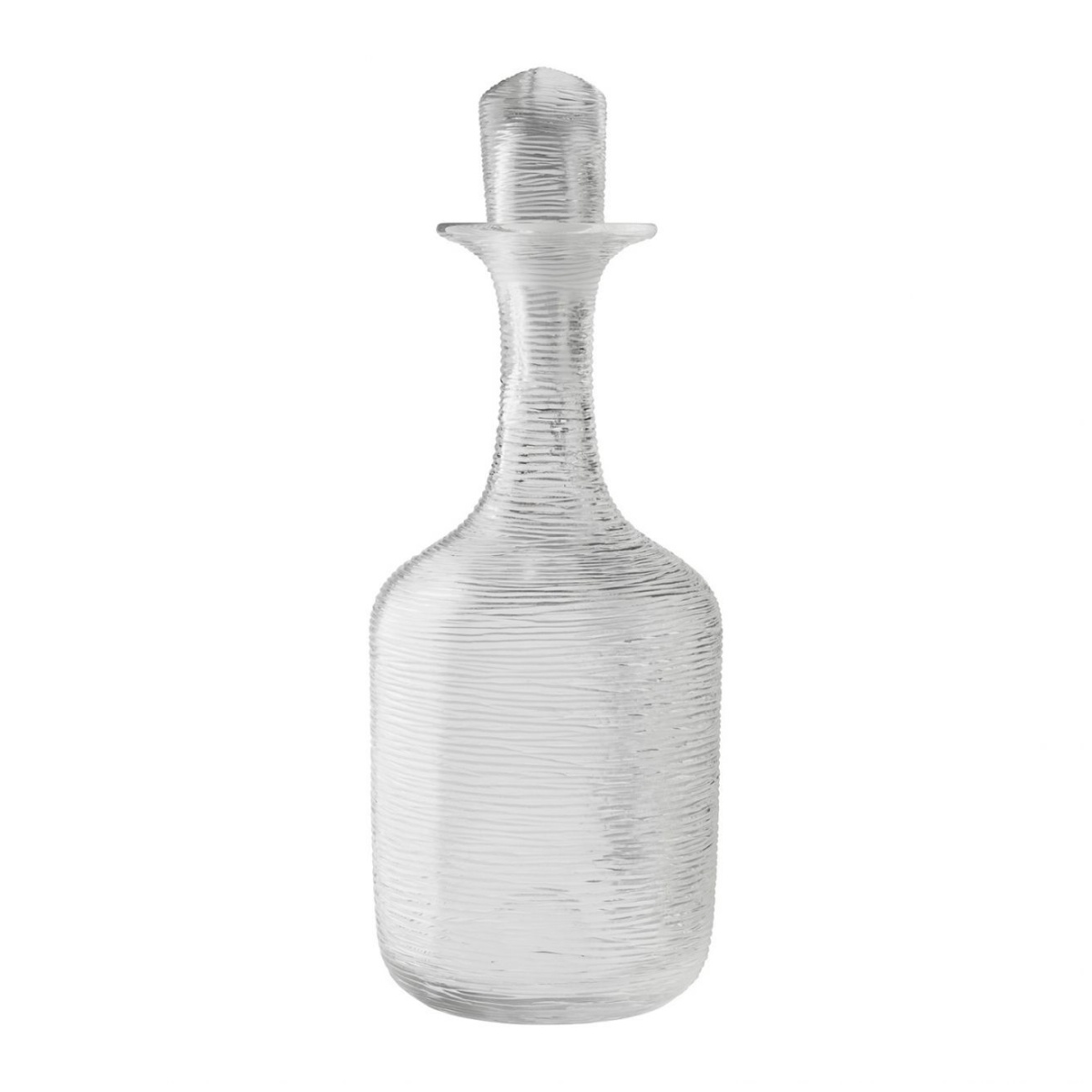 Hering Berlin, Source & groove, Carafe with lid, clear relief