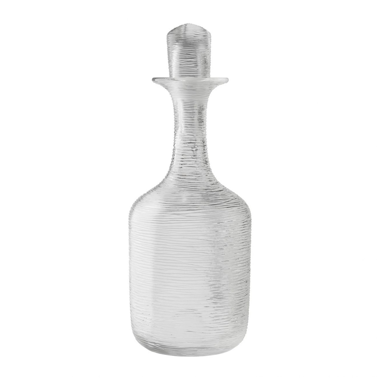Hering Berlin, Source & groove, Carafe with lid, clear relief