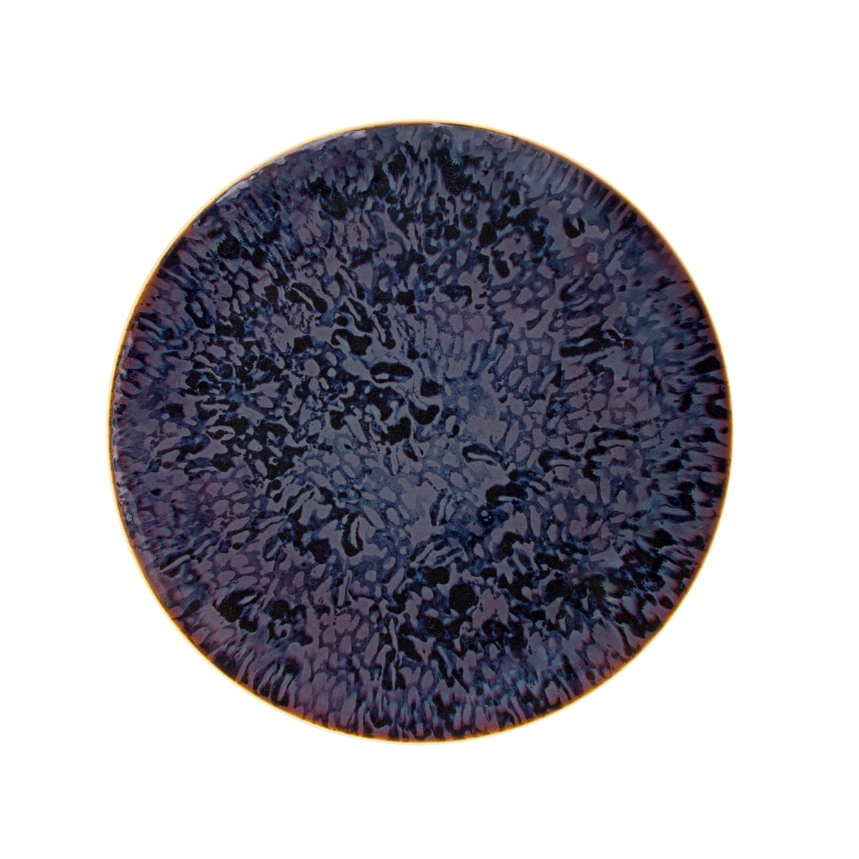 Jaune de Chrome, Kashmir, Dinner plate, color net