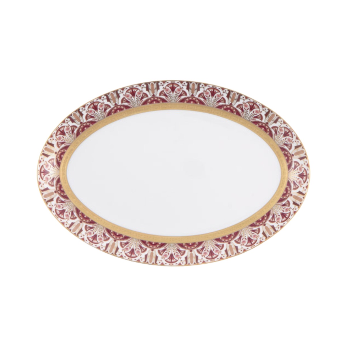 Haviland, Rêves du Nil Purple, Oval platter, small