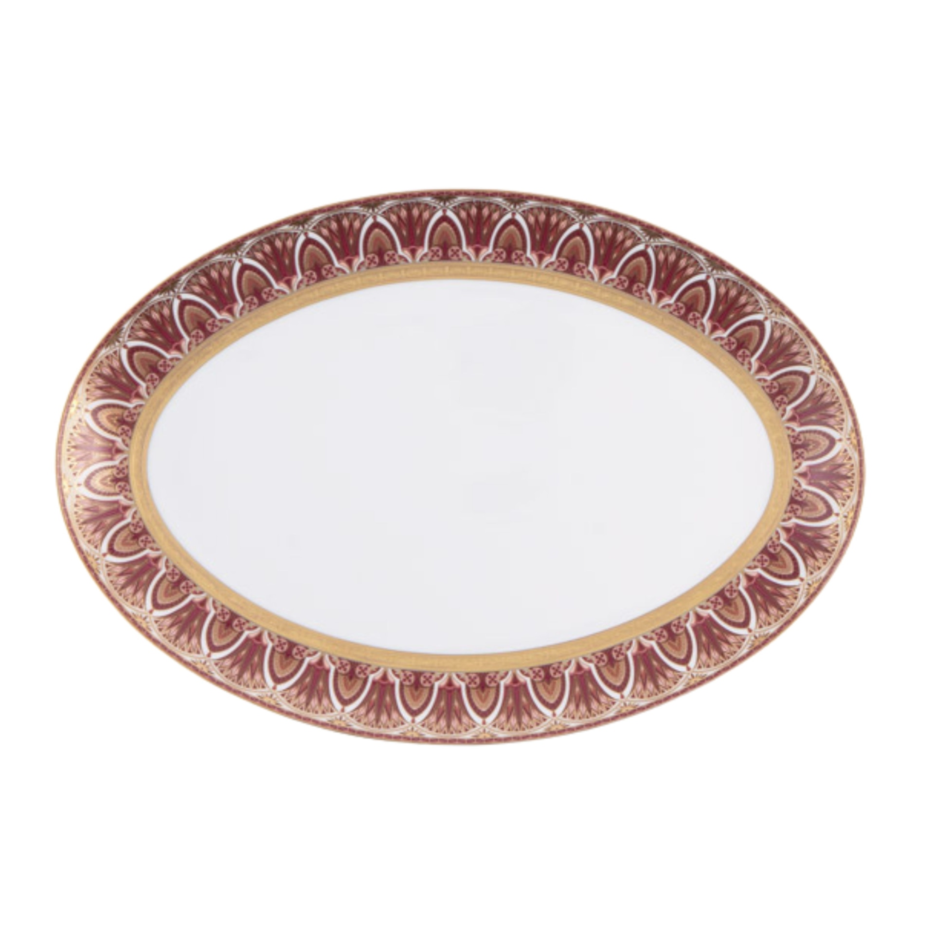 Haviland, Rêves du Nil Purple, Oval platter, medium