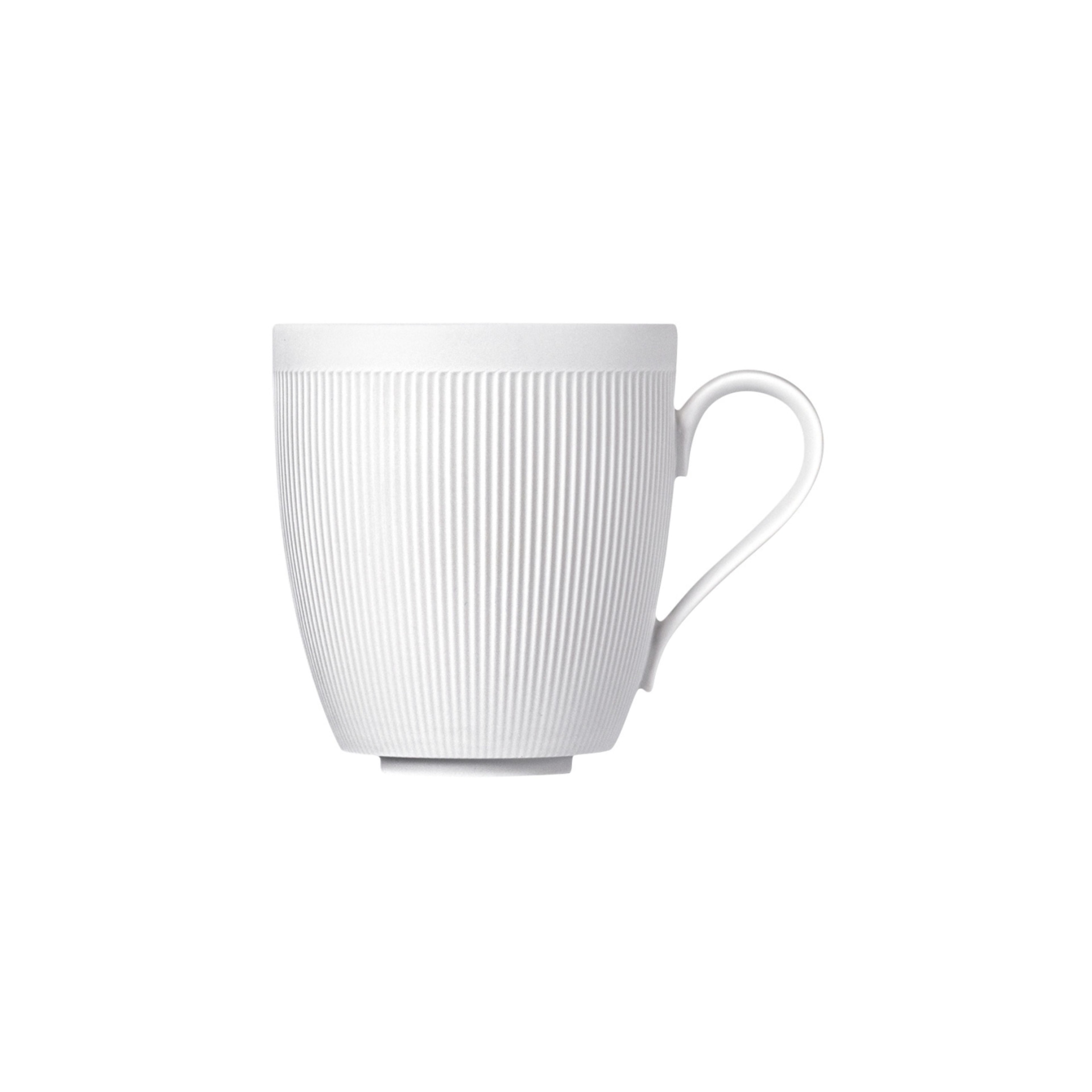 Sieger by Fürstenberg, Stella Satin White, Coffee mug