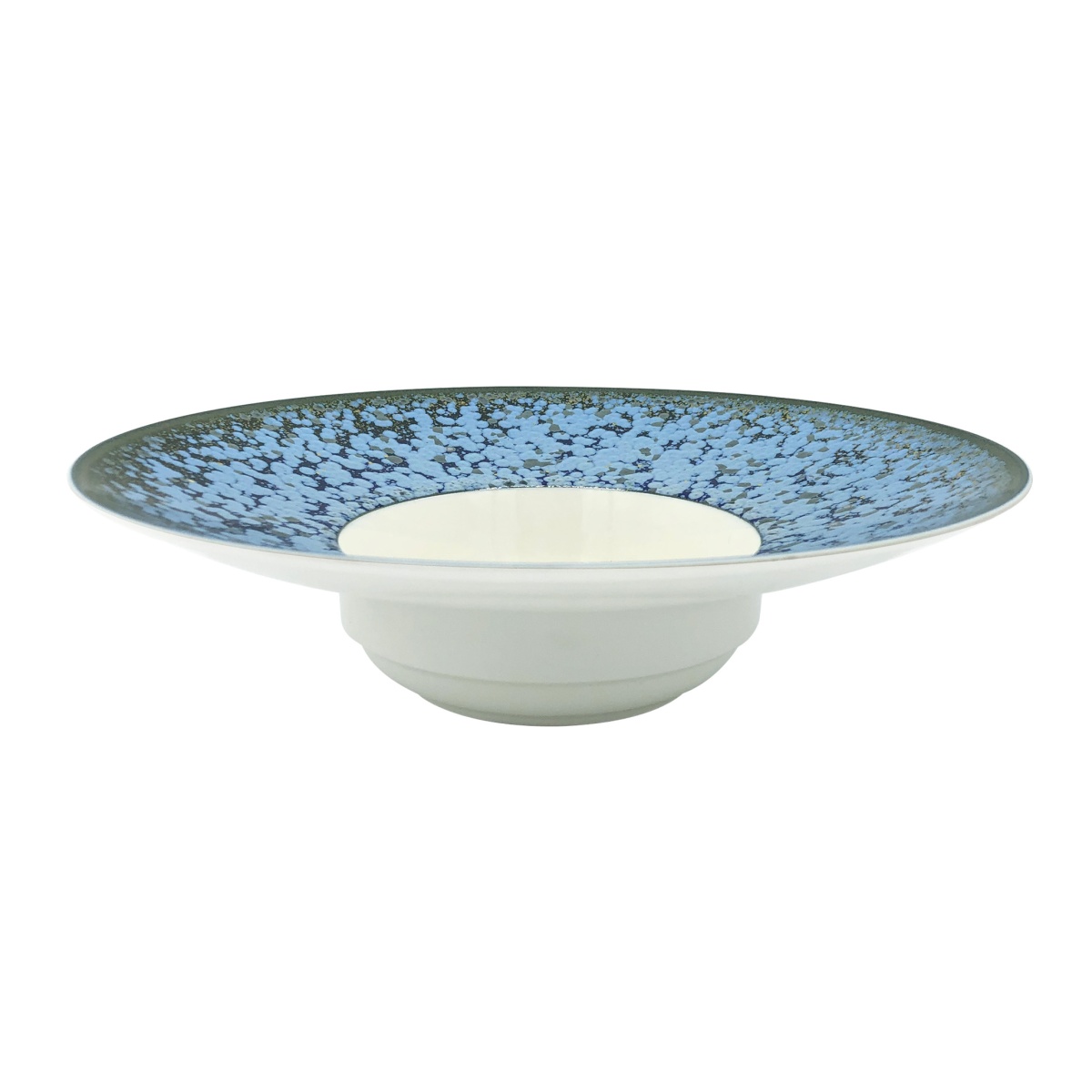 Jaune de Chrome, Nymphéa, Soup plate with rim, large