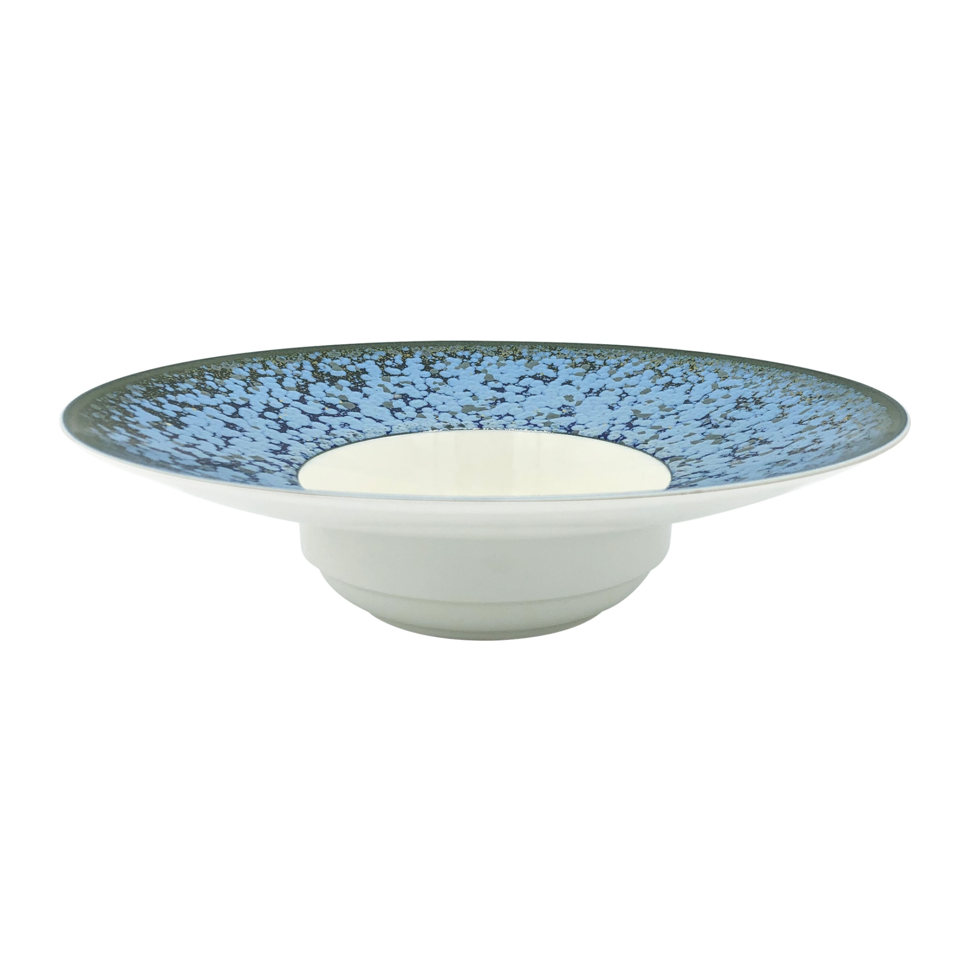 Jaune de Chrome, Nymphéa, Soup plate with rim, large