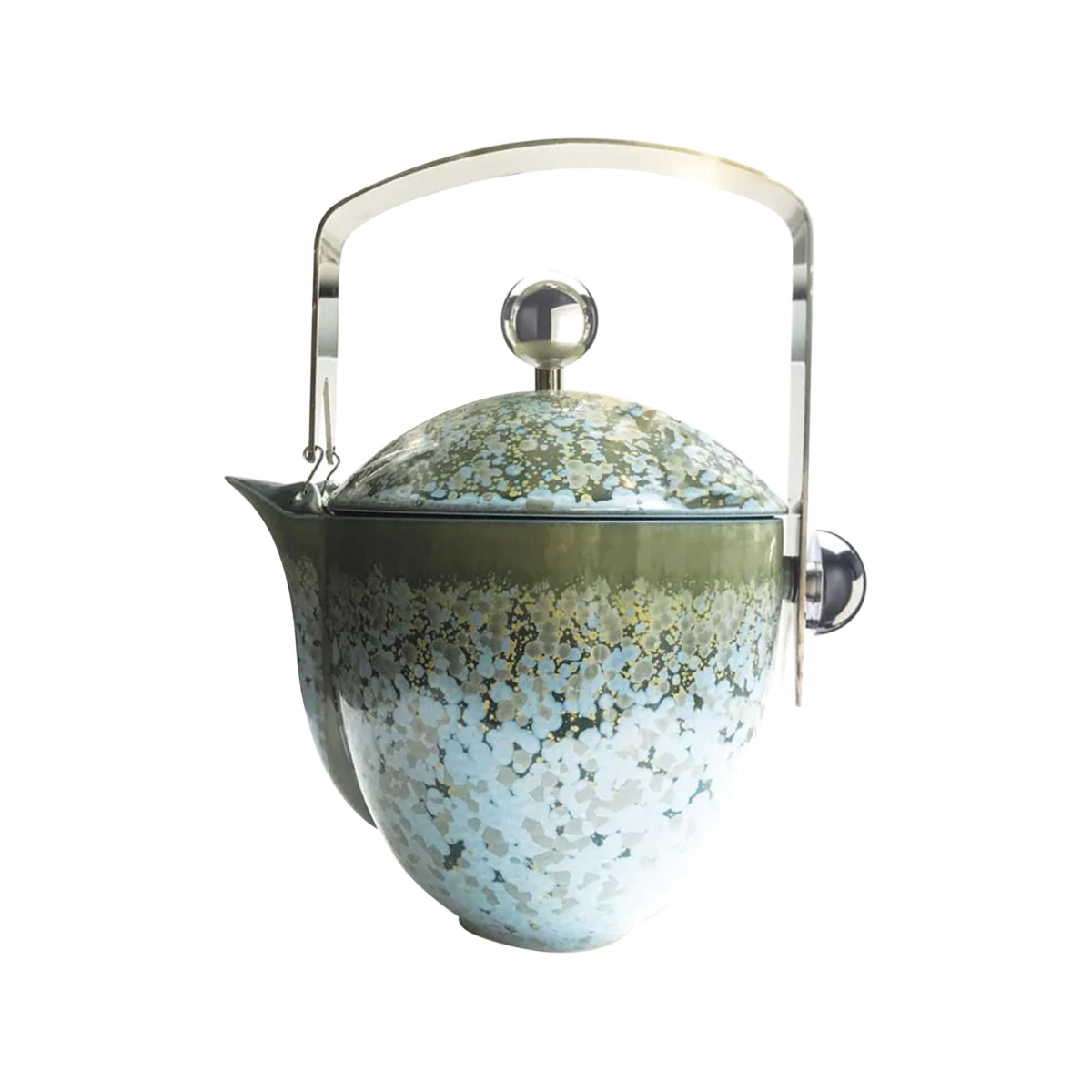 Jaune de Chrome, Nymphéa, Coffee-teapot, stainless steel accessories