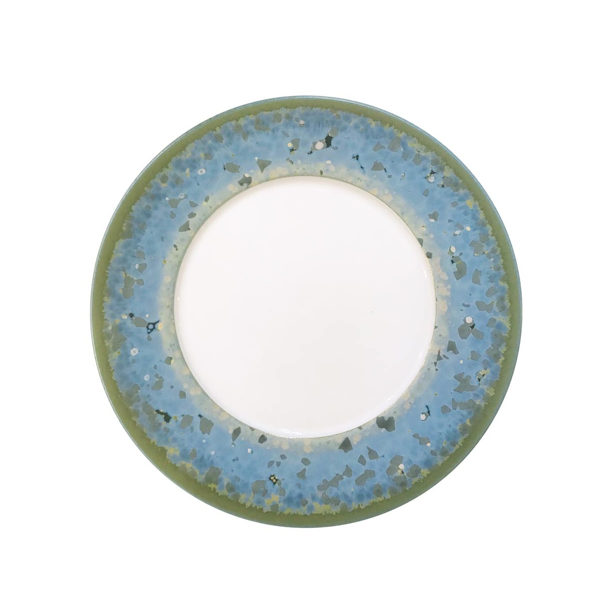 Jaune de Chrome, Nymphéa, 29cm plate basin 15, 2011