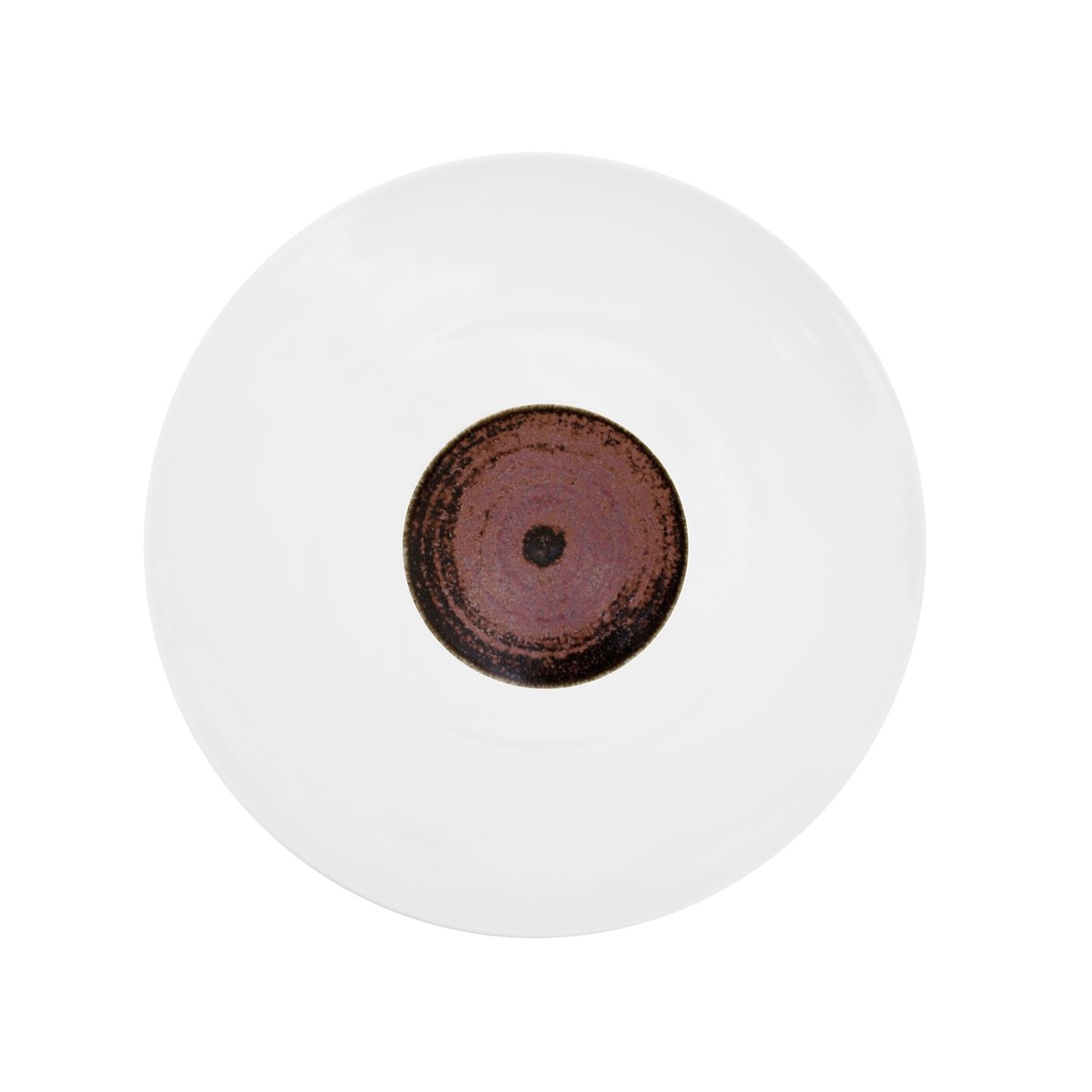 Jaune de Chrome, Tellure, Dinner plate, white