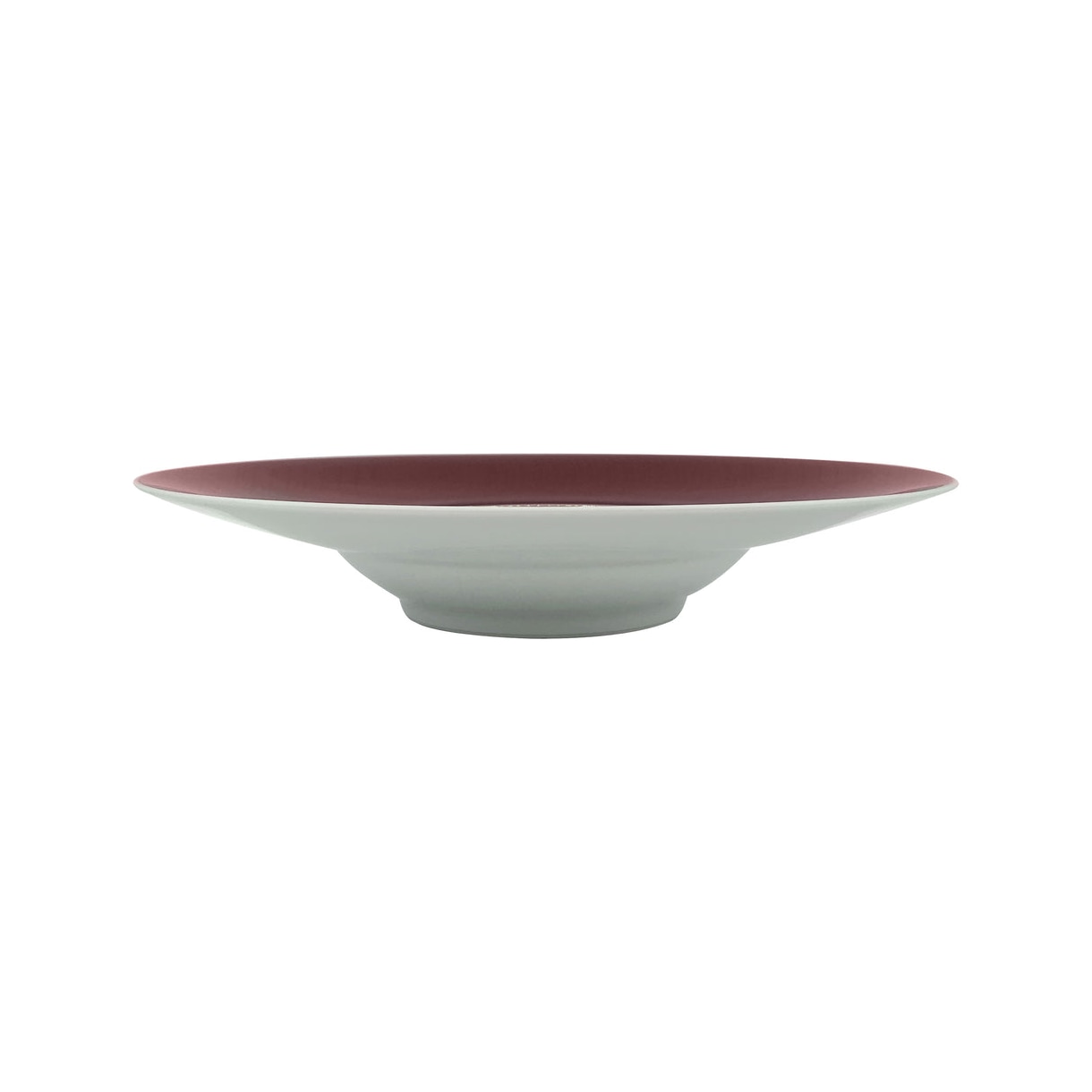 Jaune de Chrome, Tellure, Purple rim soup plate, JDC