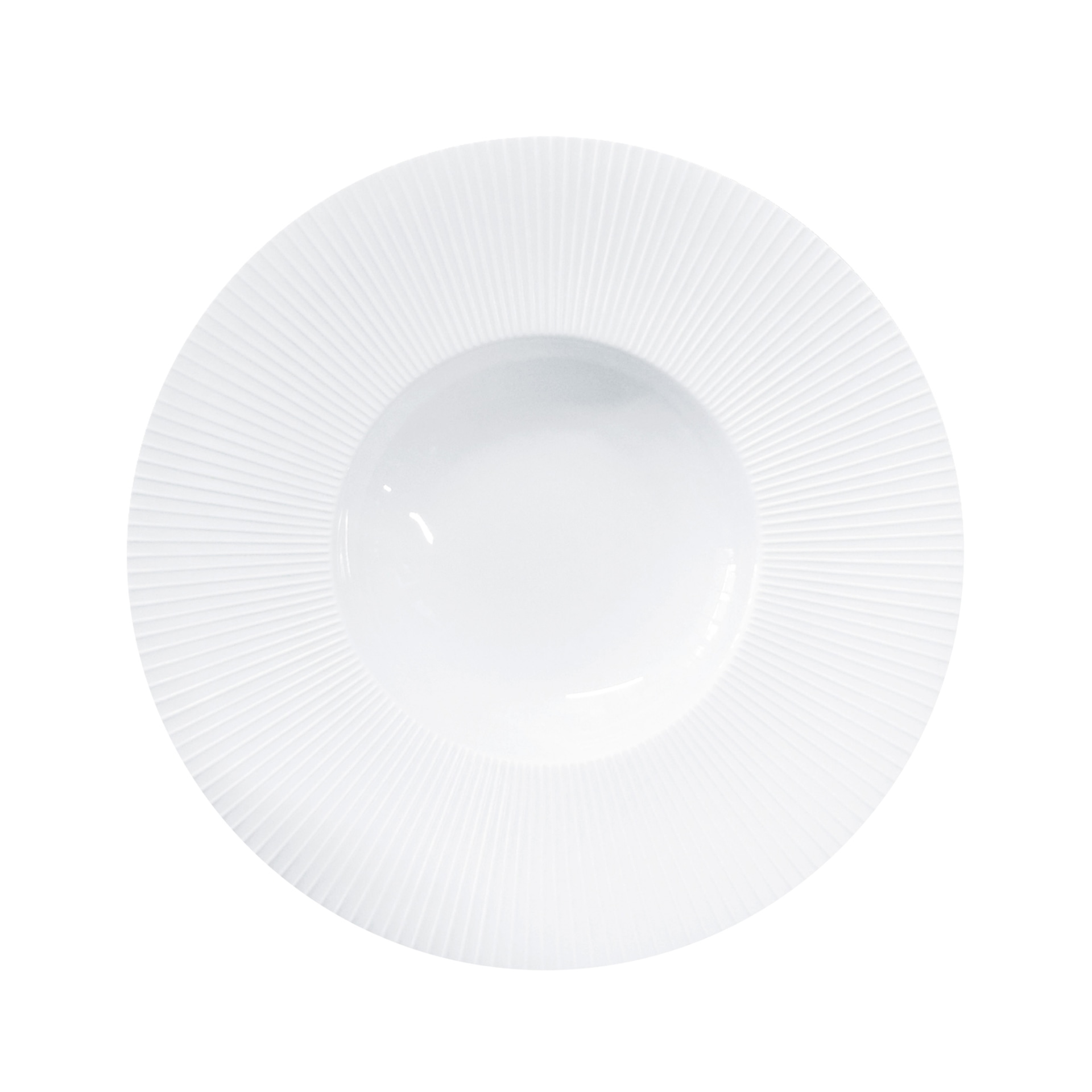 J.L Coquet, Bolero White Satin, Jdc rim soup plate