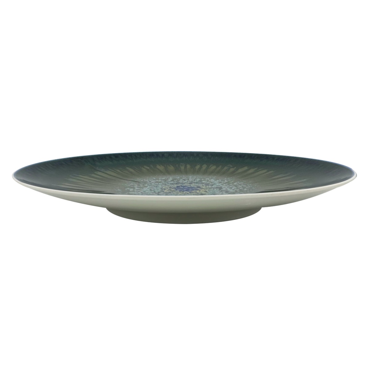 Jaune de Chrome, Cyclone, Flat round dish, maxi