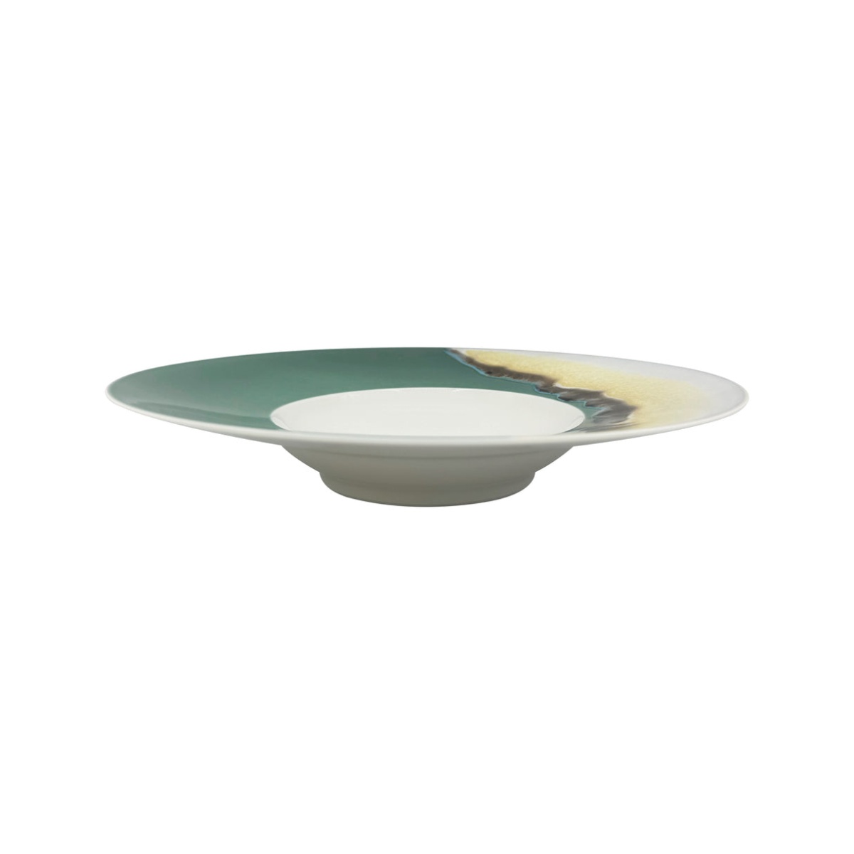 Jaune de Chrome, Paysage Iriomote, Jdc rim soup plate