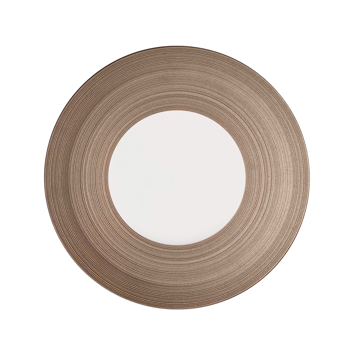 J.L Coquet, Hémisphère Grey Metallic, Dinner plate