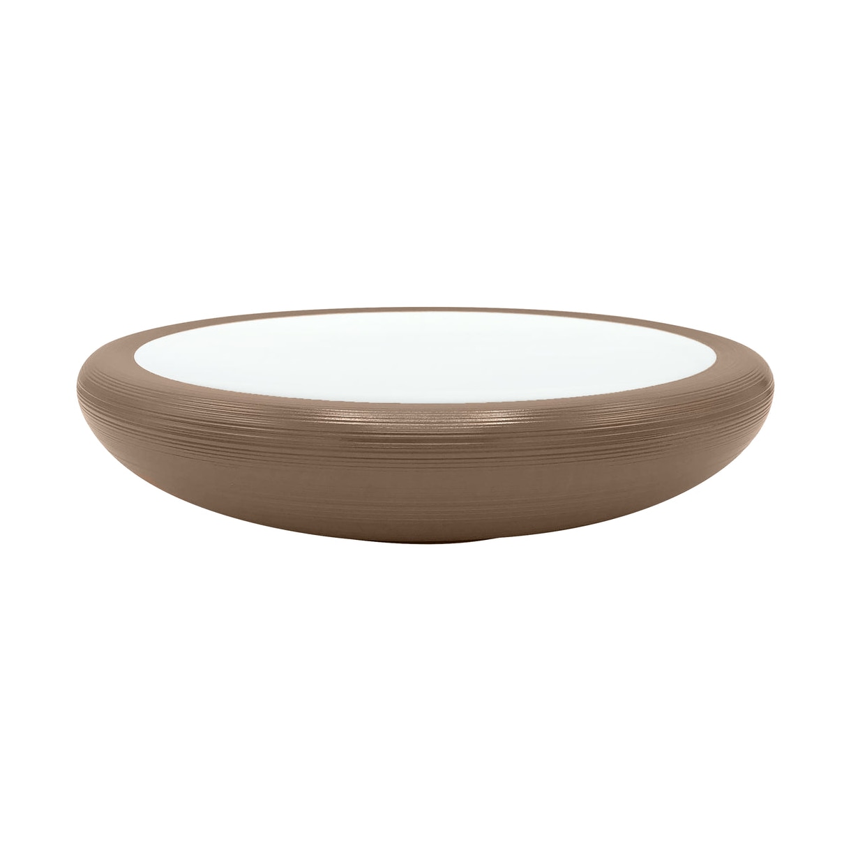 J.L Coquet, Hémisphère Grey Metallic, Bubble dinner plate