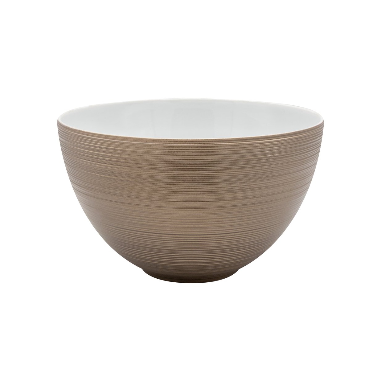 J.L Coquet, Hémisphère Grey Metallic, Salad serving bowl, maxi