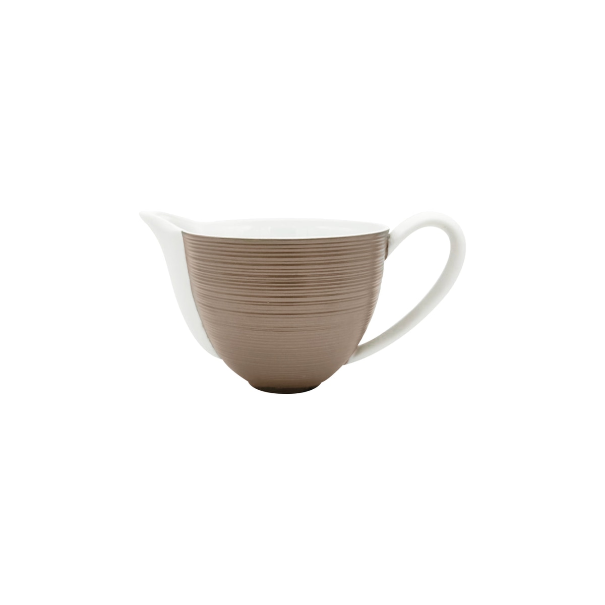 J.L Coquet, Hémisphère Grey Metallic, Creamer with handle, small