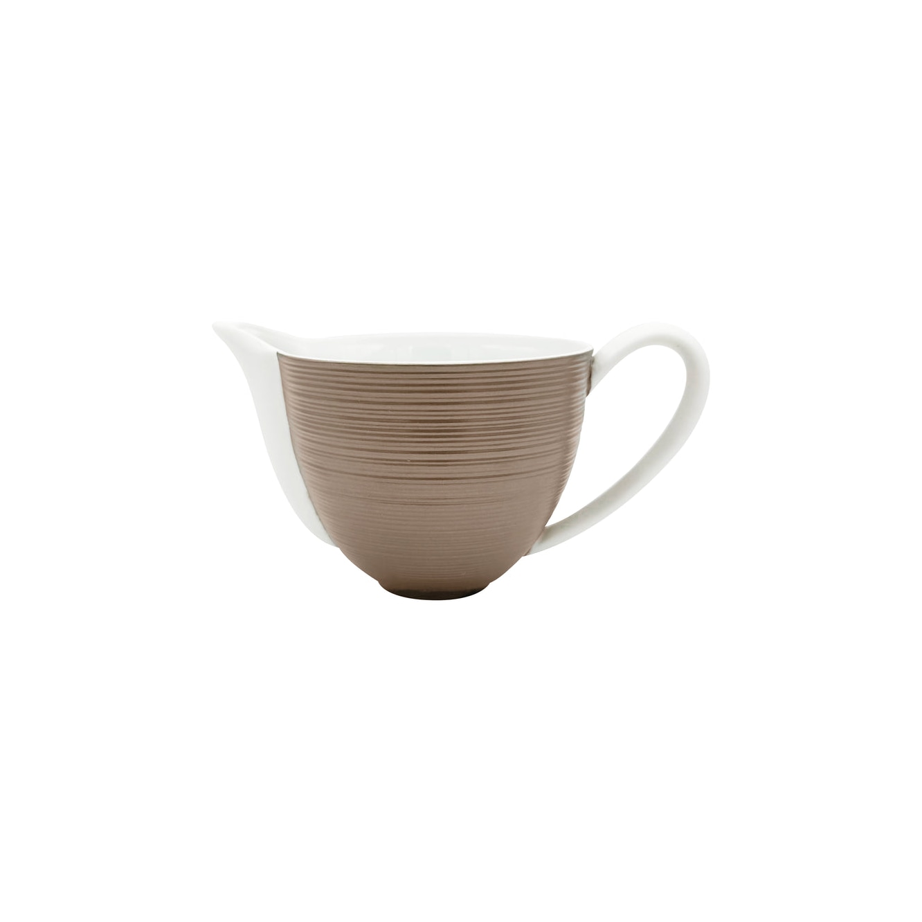 J.L Coquet, Hémisphère Grey Metallic, Creamer with handle, small