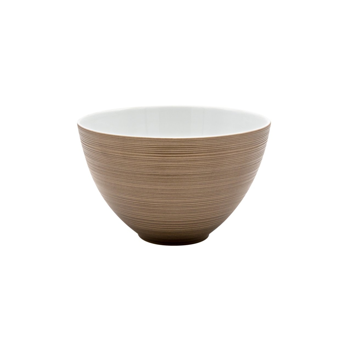 J.L Coquet, Hémisphère Grey Metallic, Salad serving bowl, medium