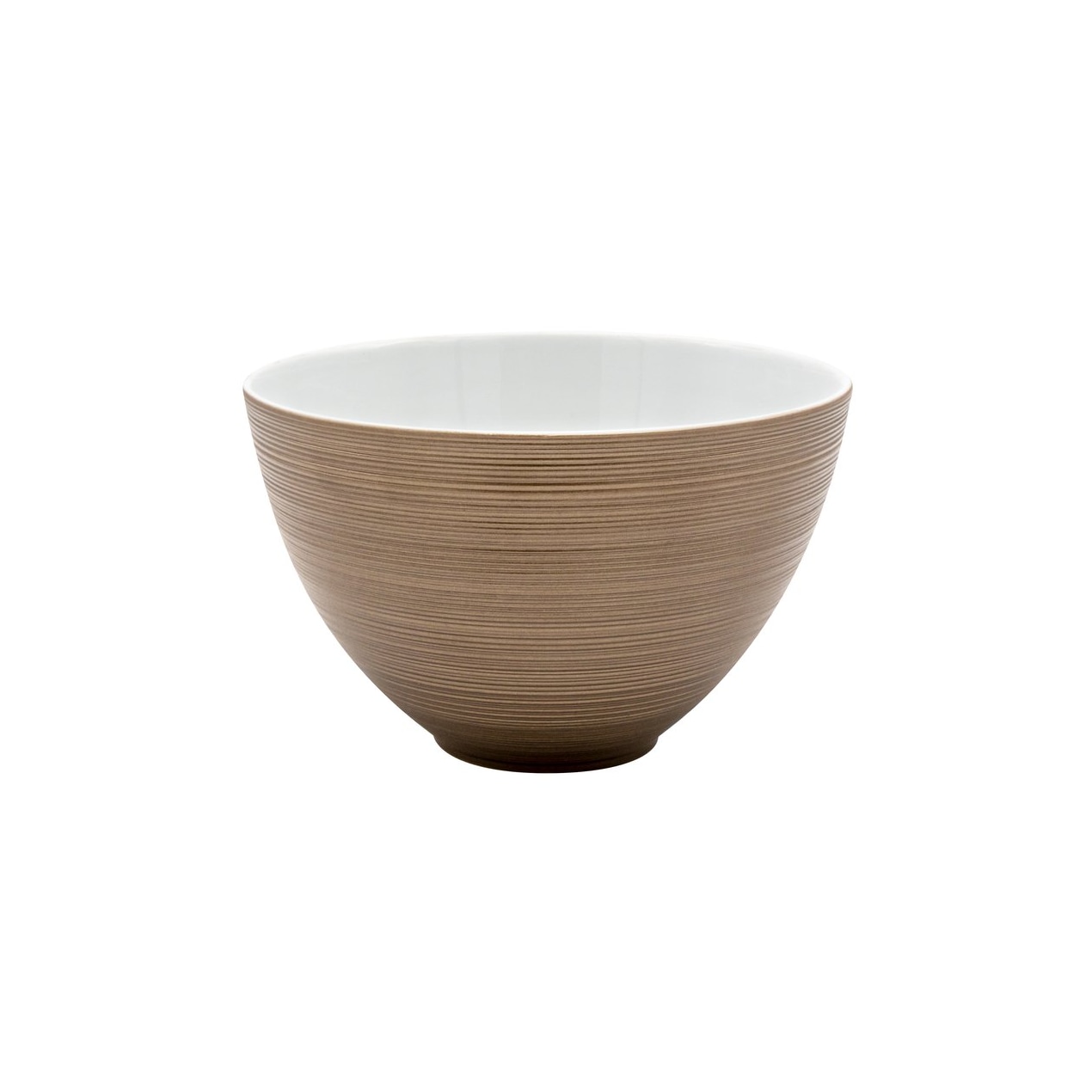 J.L Coquet, Hémisphère Grey Metallic, Salad serving bowl, medium