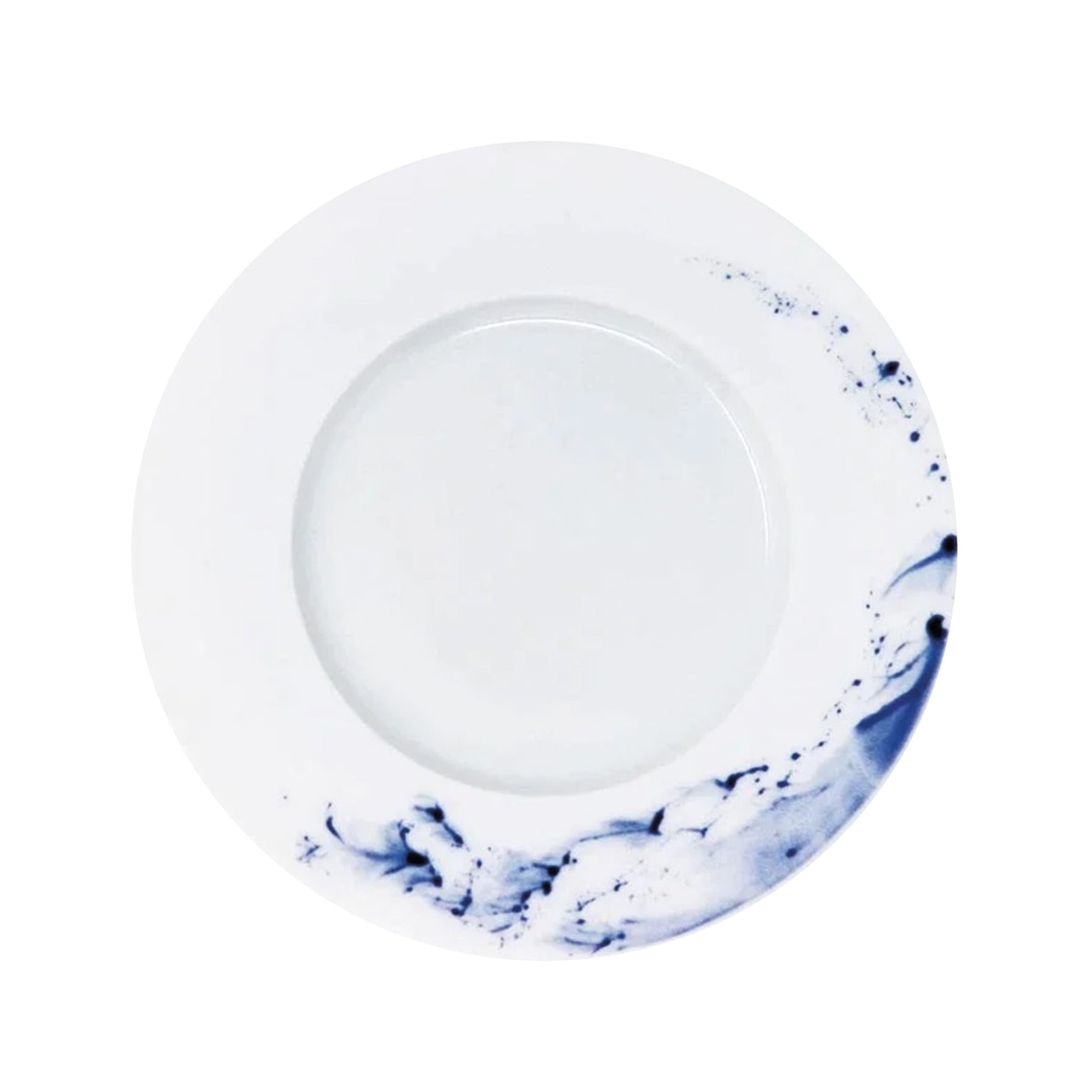 Jaune de Chrome, Blue impression, Dinner plate