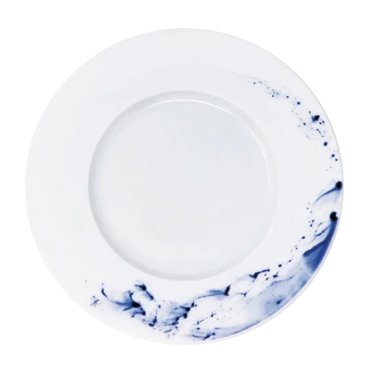 Jaune de Chrome, Blue impression, Presentation plate