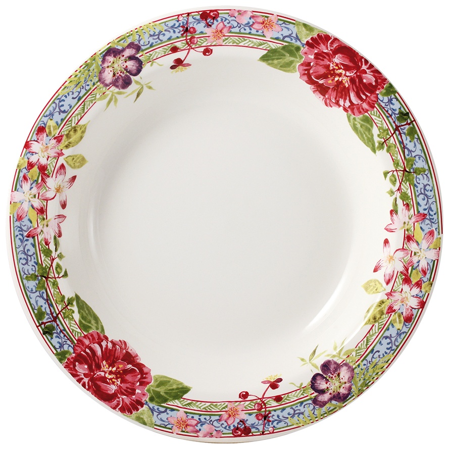 Gien, Millefleurs, Deep round dish