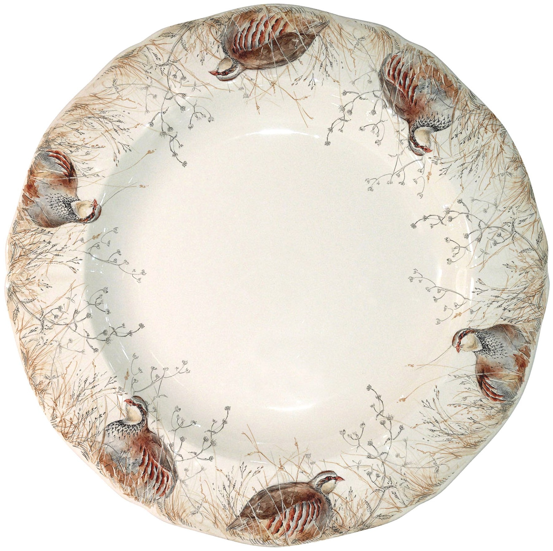 Gien, Sologne, Deep round dish