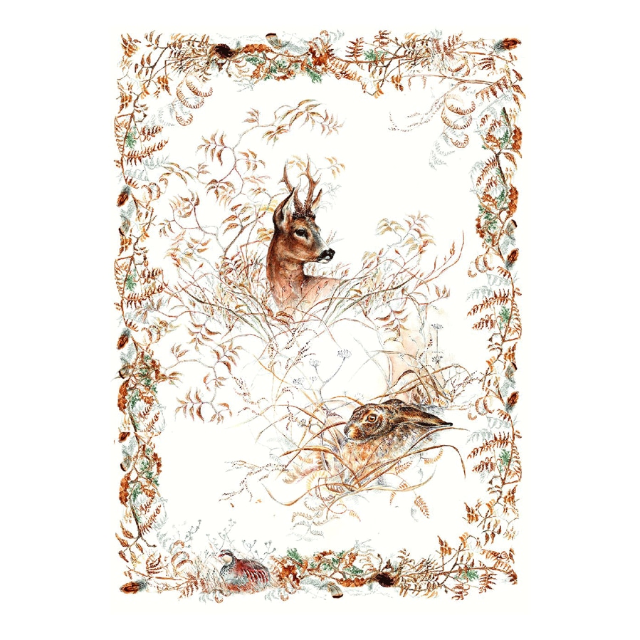 Gien, Sologne, Tea towel, set of 2