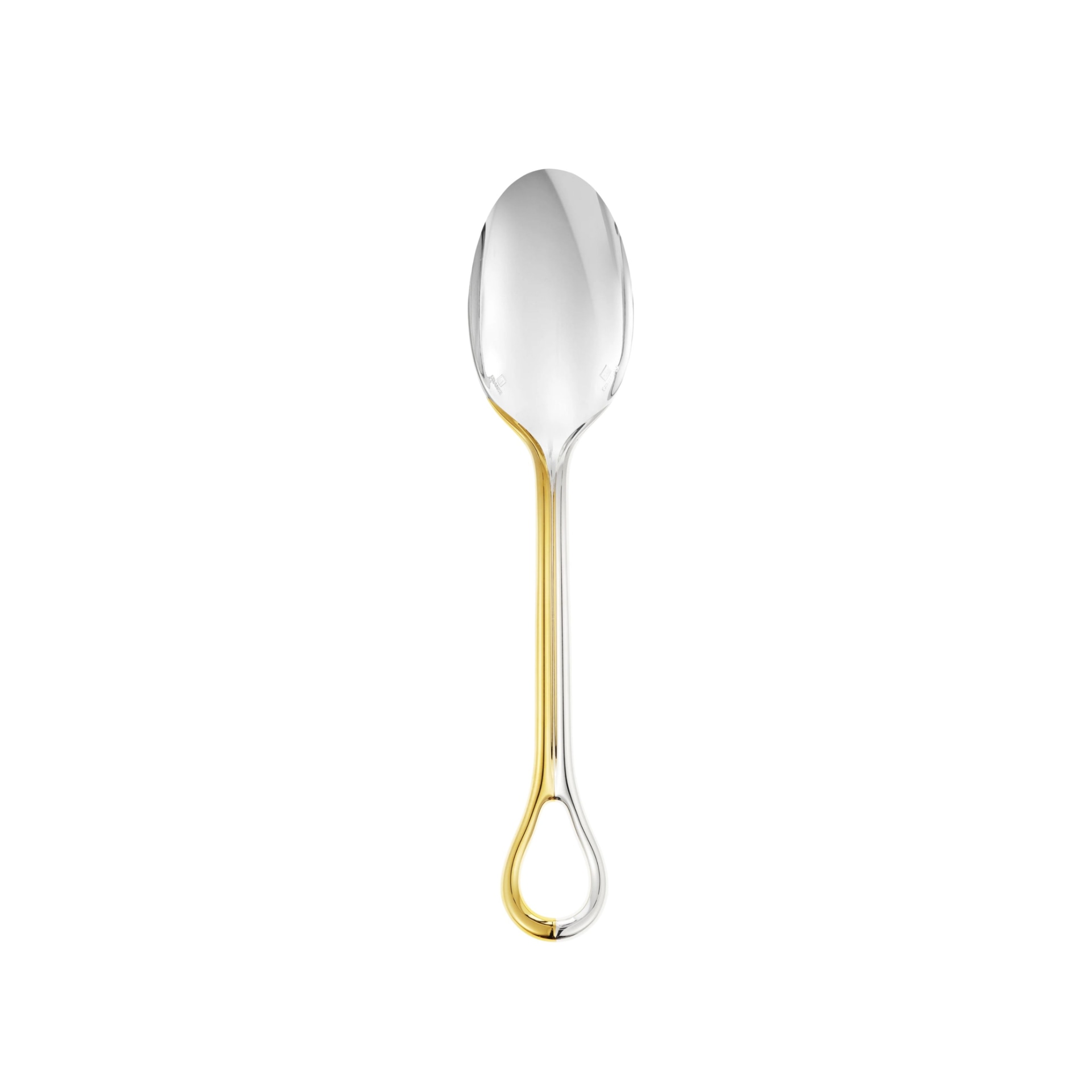 Christofle, Carrousel, silver plated, Table spoon, partially gilded