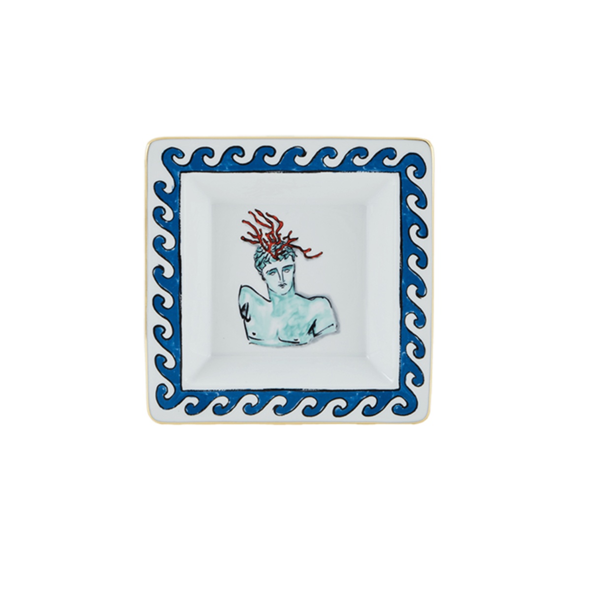 Ginori 1735, Il viaggio di Nettuno, Square change tray, small