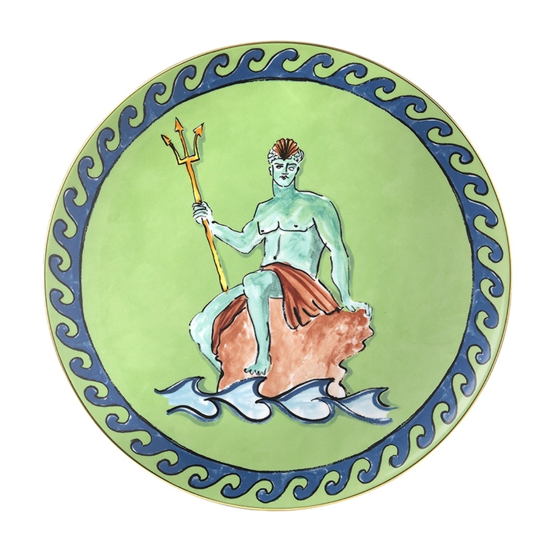 Ginori 1735, Il viaggio di Nettuno, Presentation plate