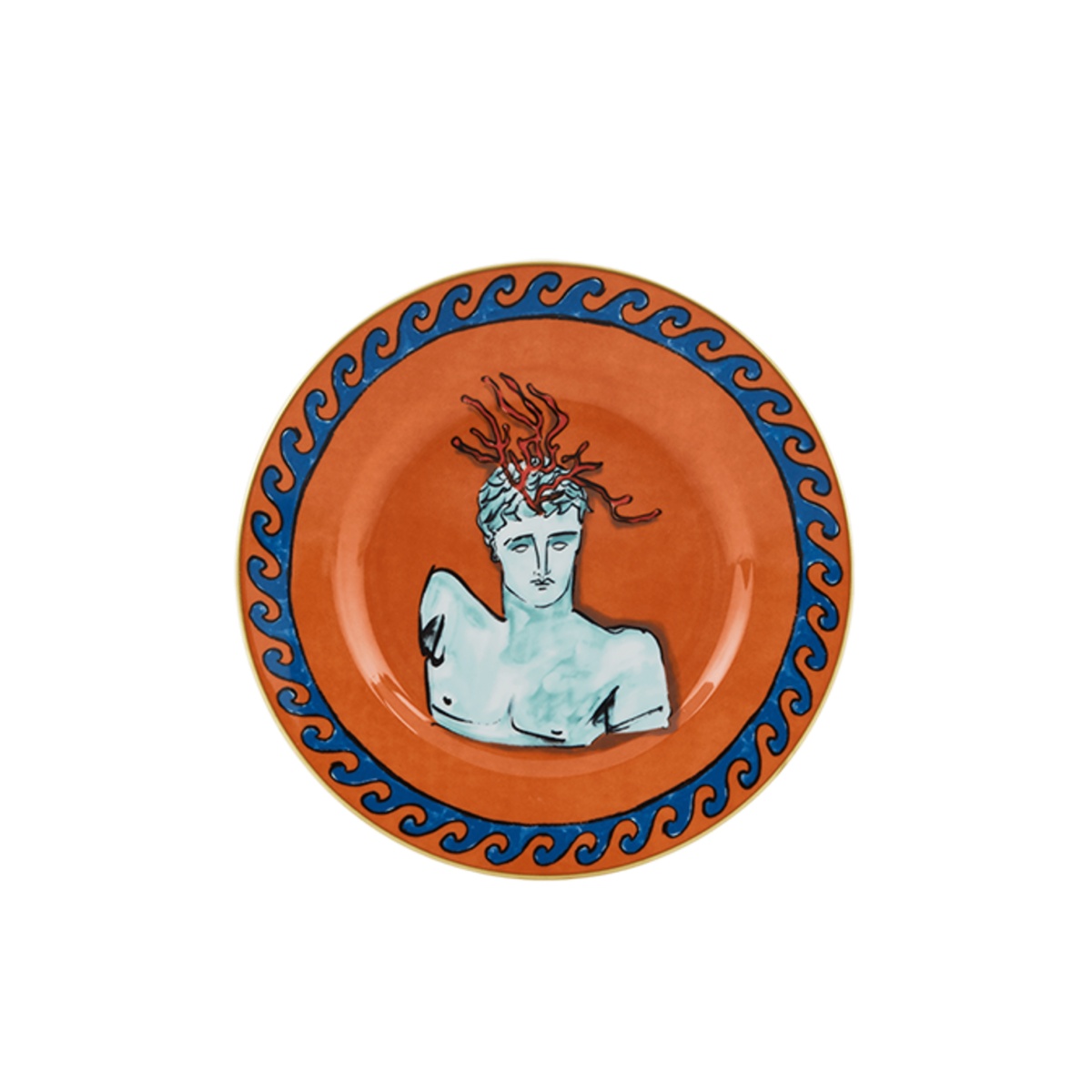 Ginori 1735, Il viaggio di Nettuno, Dessert plate