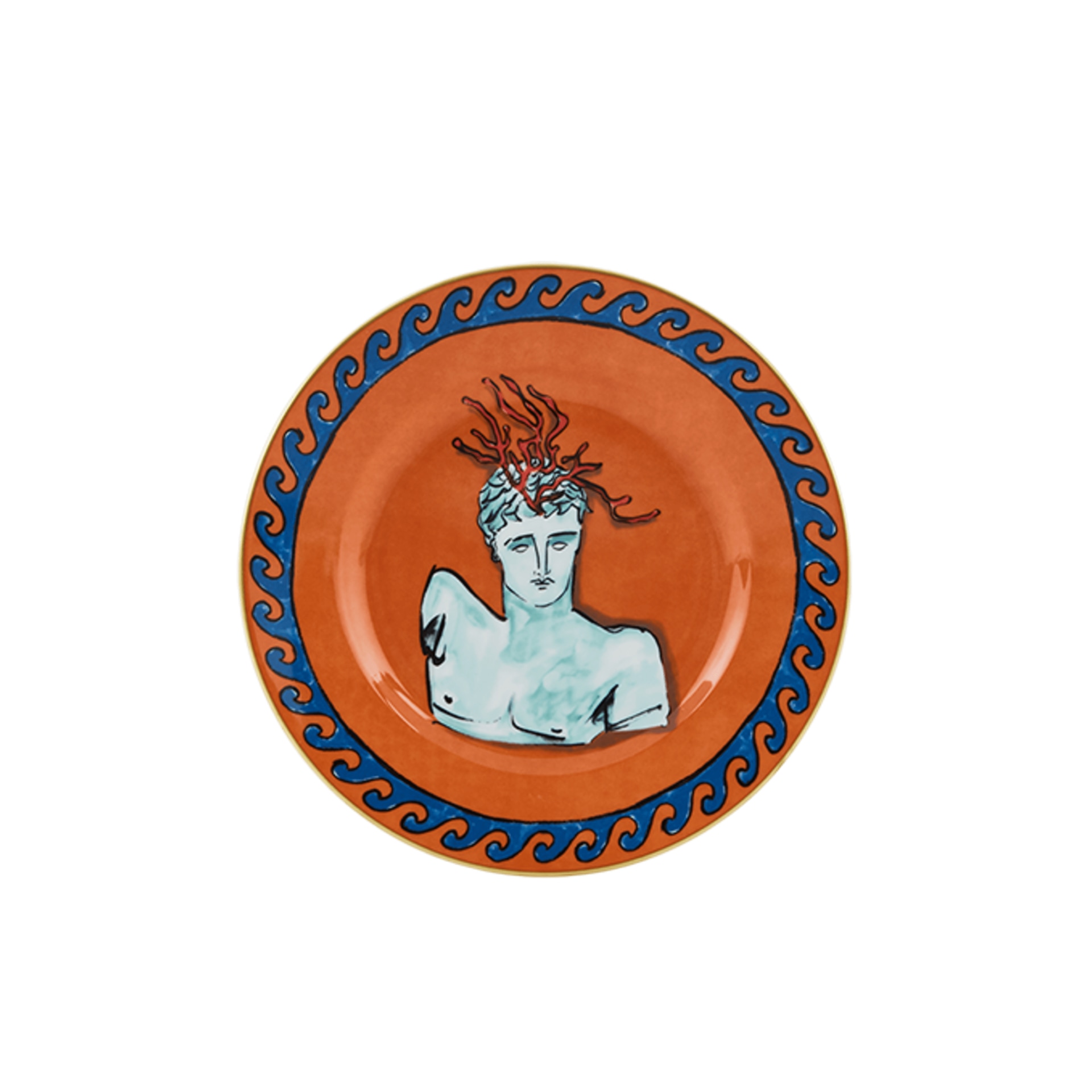 Ginori 1735, Il viaggio di Nettuno, Dessert plate