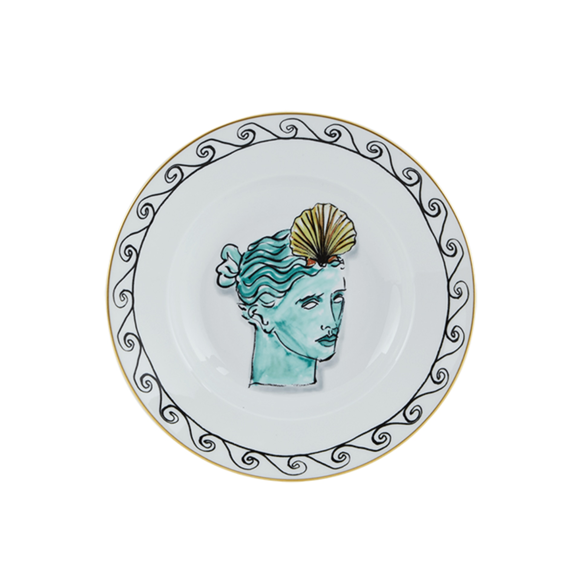 Ginori 1735, Il viaggio di Nettuno, Soup plate