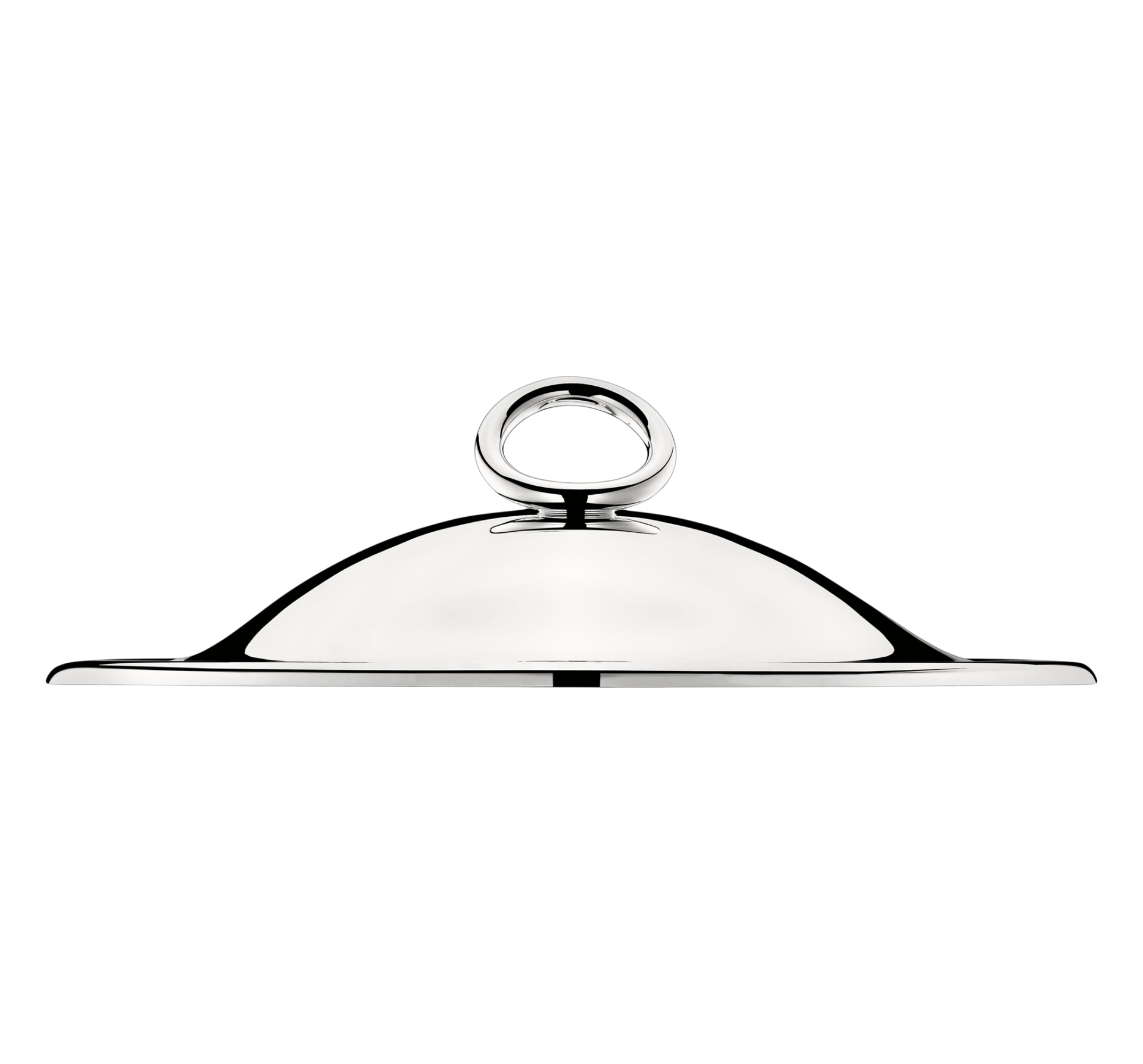 Christofle, Vertigo accessories, Oval gratin dish lid