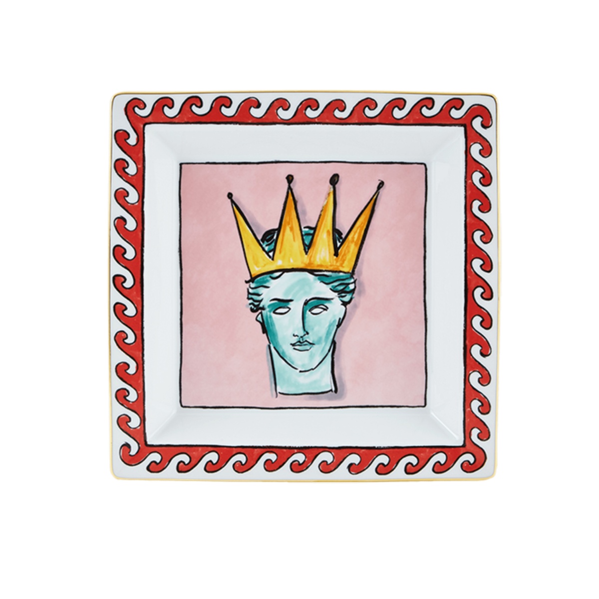 Ginori 1735, Il viaggio di Nettuno, Square change tray, large