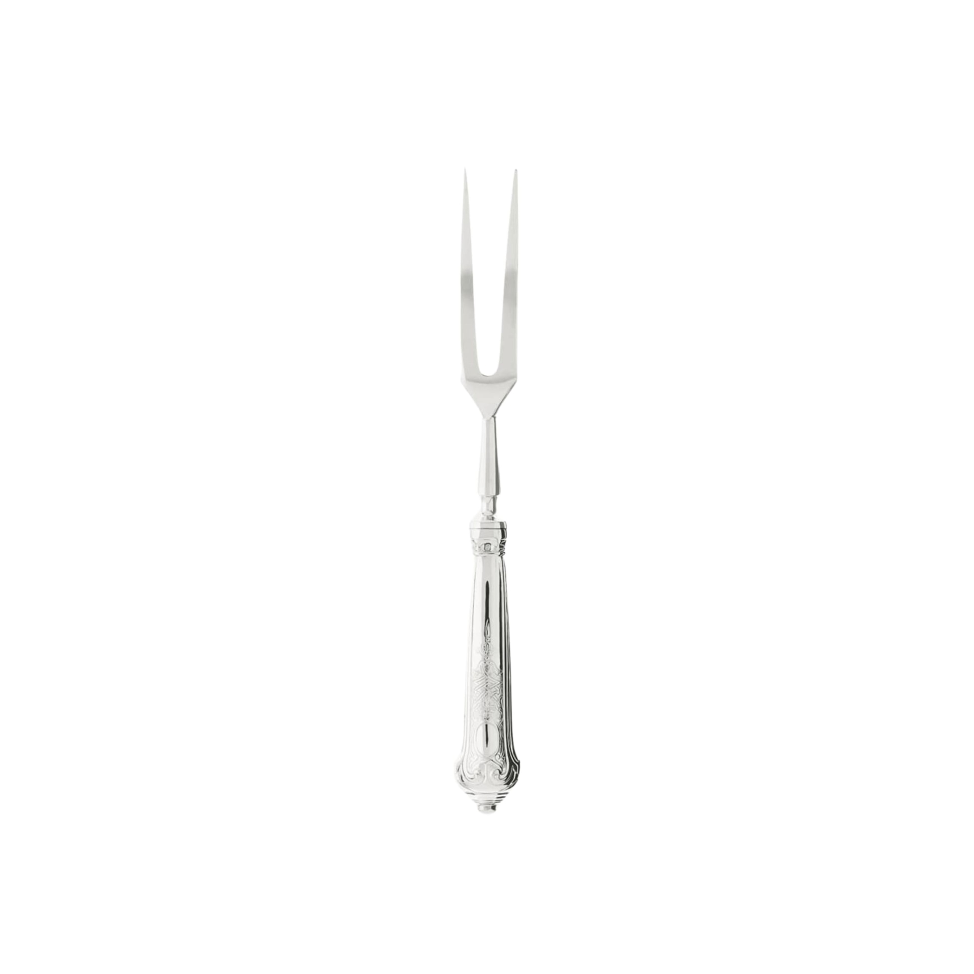 Puiforcat, Elysée, sterling silver, Carving serving fork