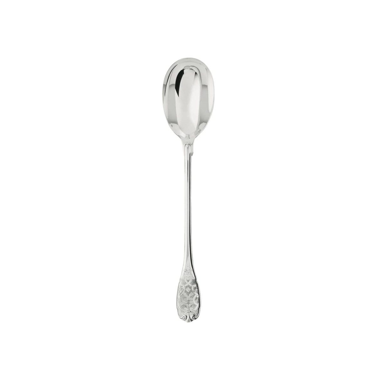 Puiforcat, Elysée, sterling silver, Salad serving spoon