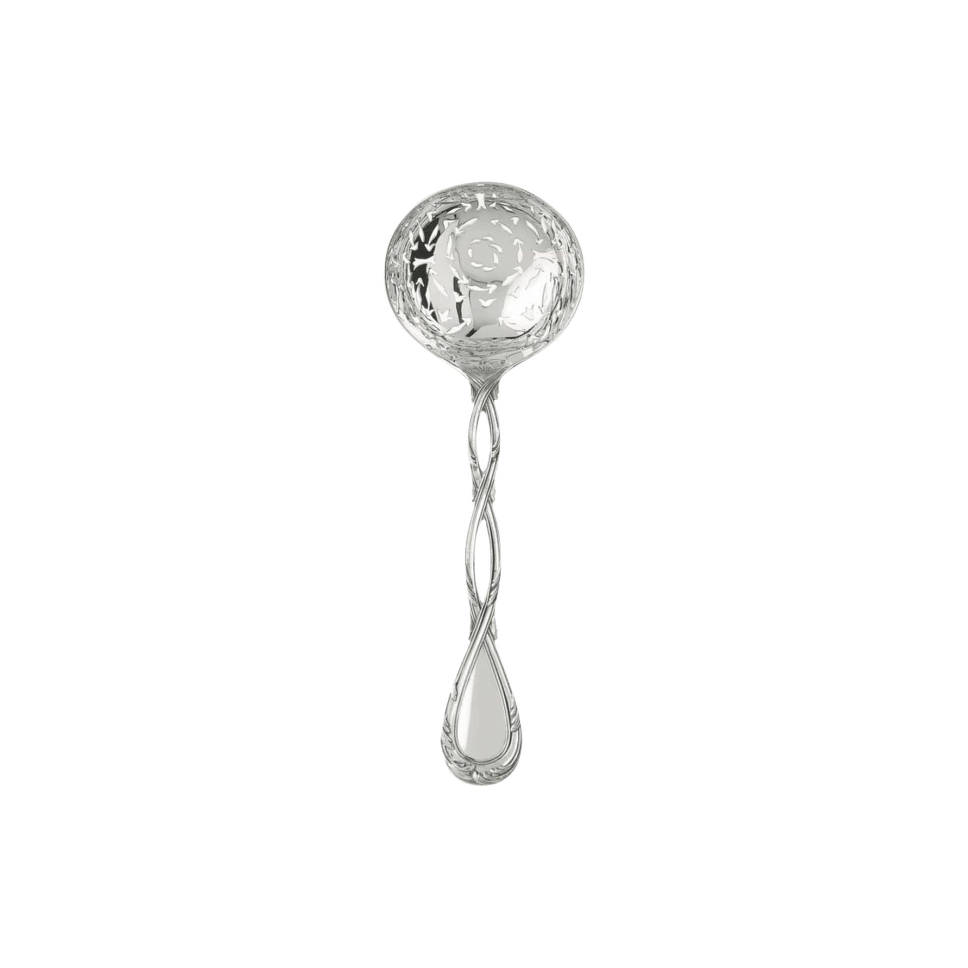 Puiforcat, Royal, sterling silver, Pierced sugar spoon