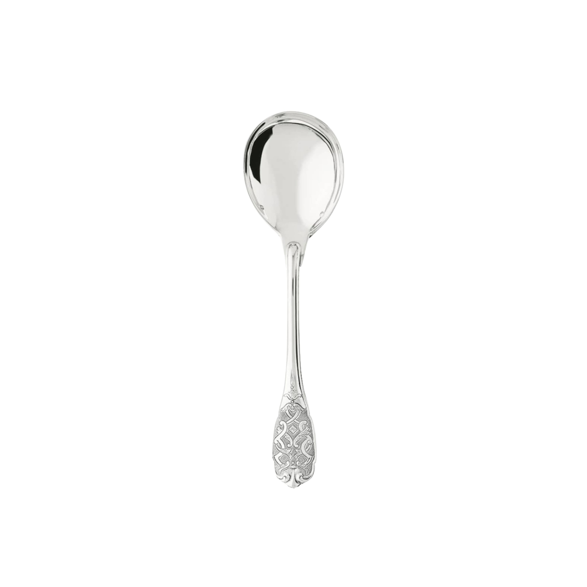 Puiforcat, Elysée, sterling silver, Round soup spoon