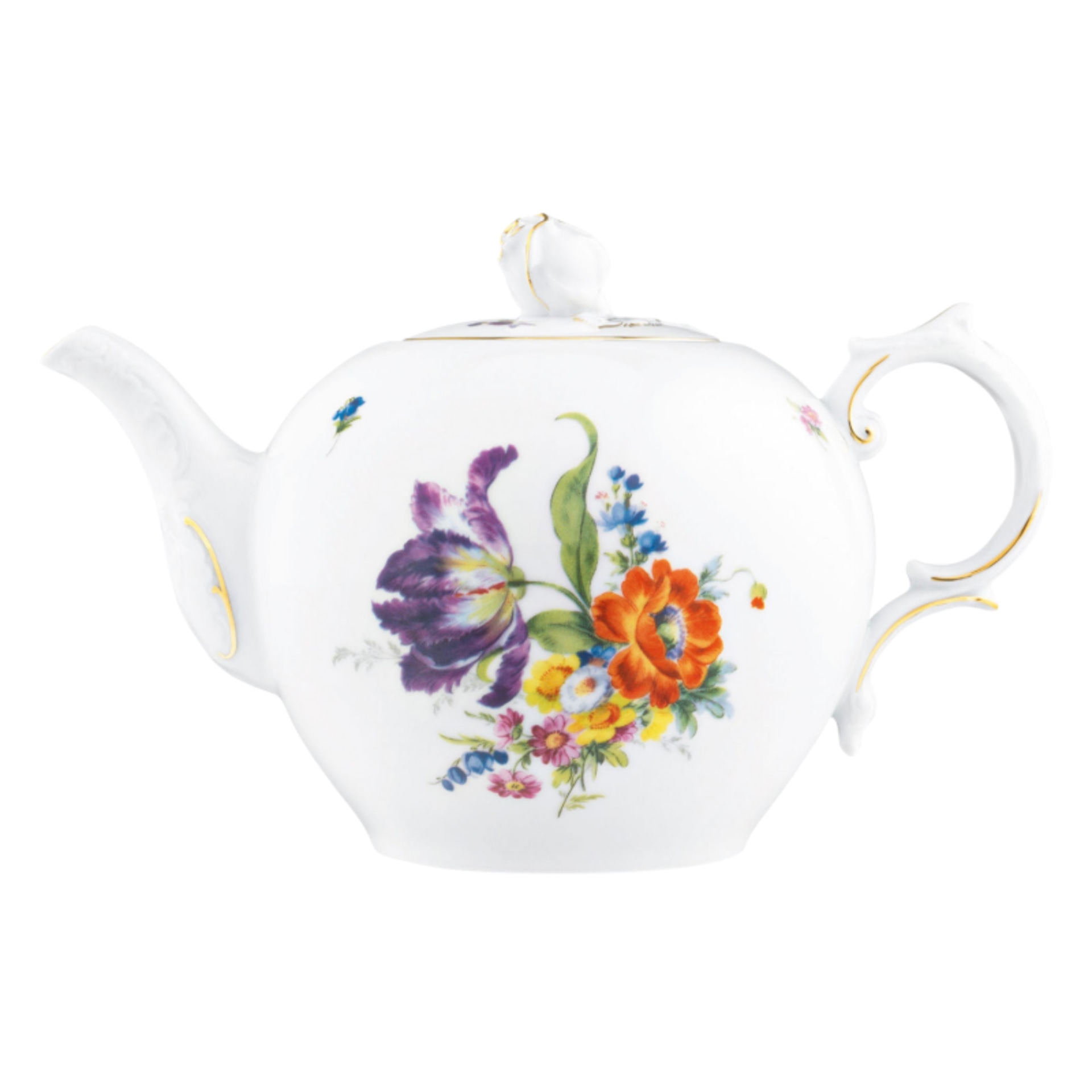 Fürstenberg, Alt fürstenberg bunte blume, Teapot