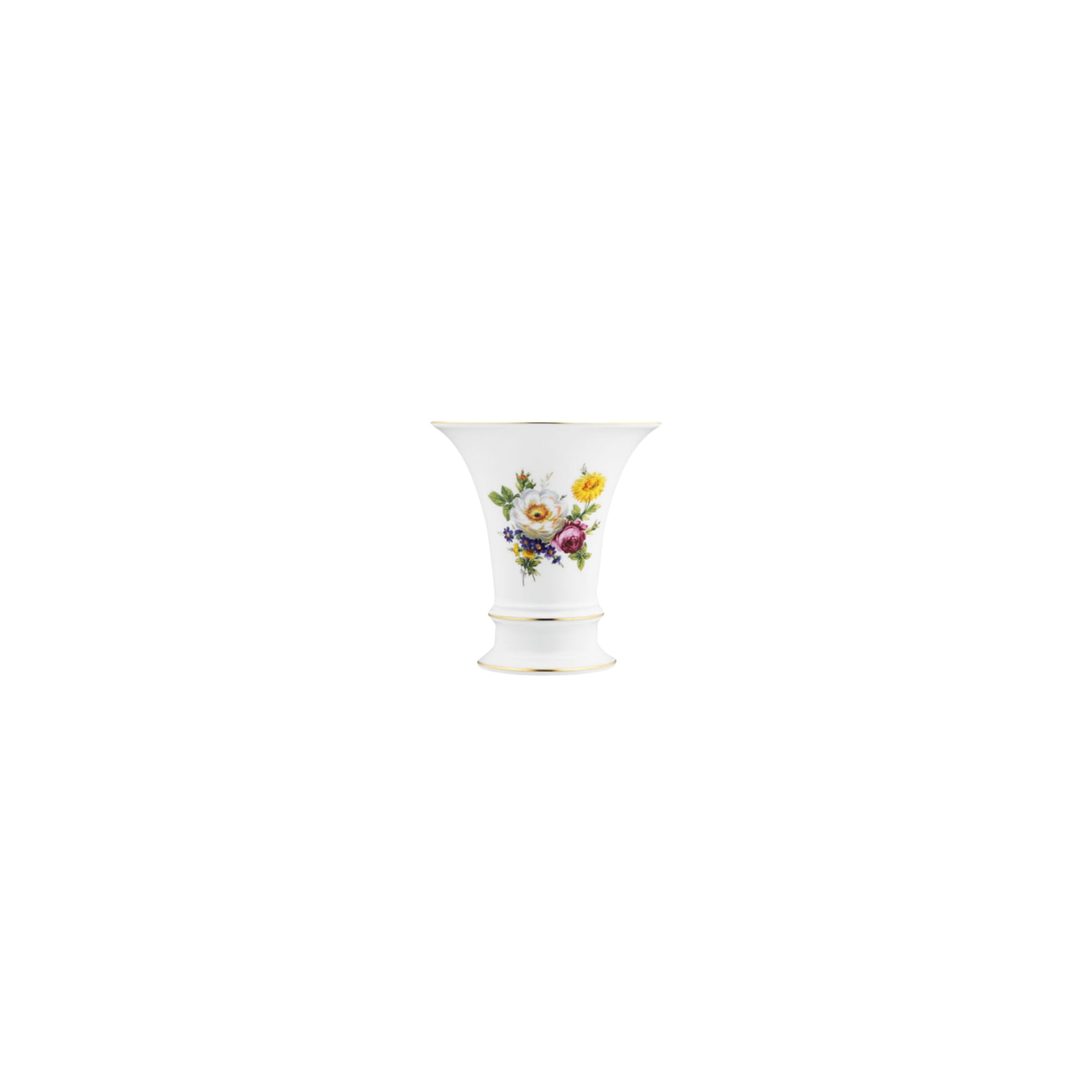 Fürstenberg, Alt fürstenberg bunte blume, Vase, small