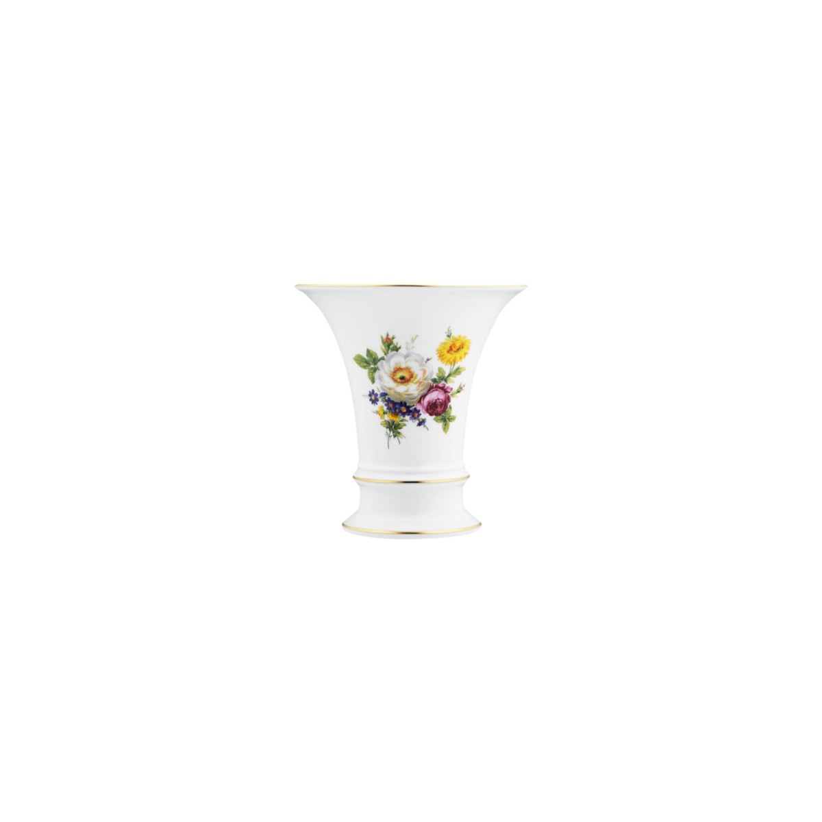 Fürstenberg, Alt fürstenberg bunte blume, Vase, medium