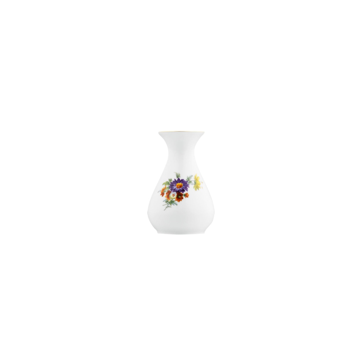 Fürstenberg, Alt fürstenberg bunte blume, Vase, medium