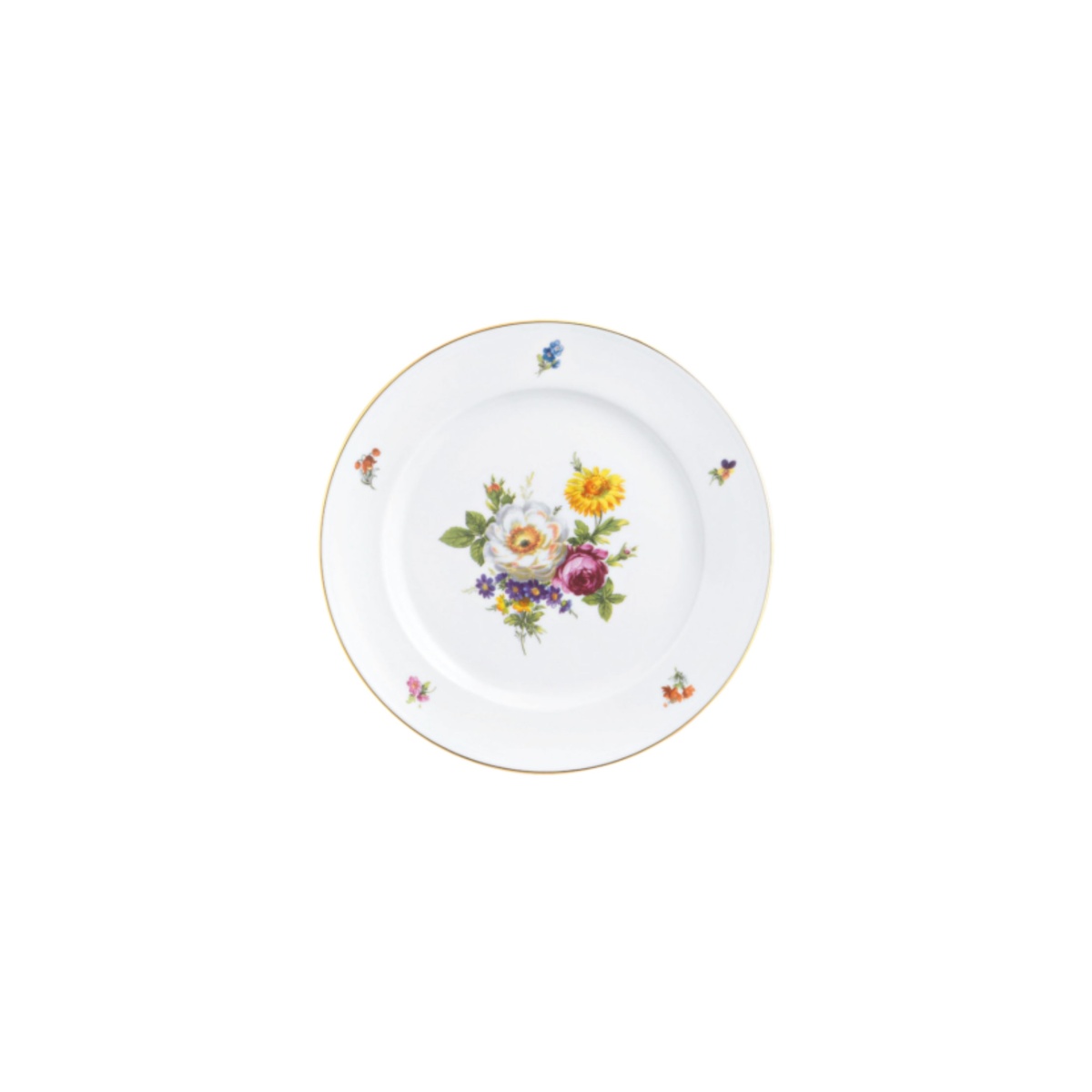 Fürstenberg, Alt fürstenberg bunte blume, Bread plate