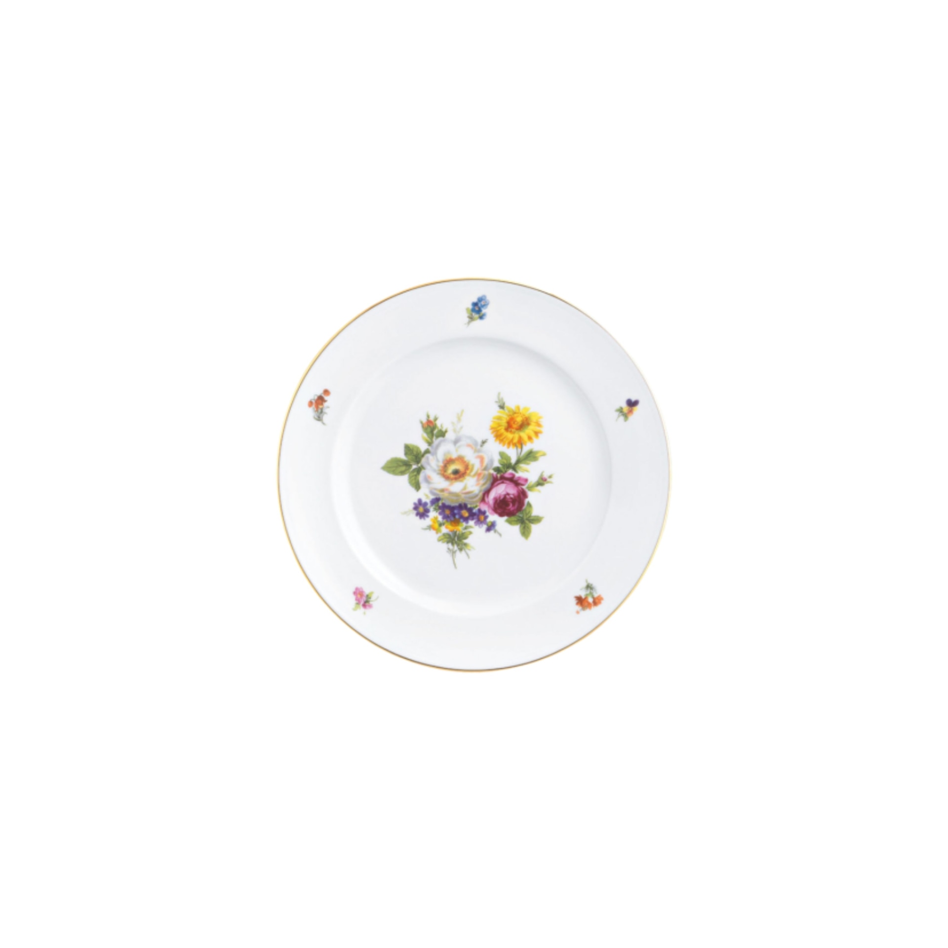 Fürstenberg, Alt fürstenberg bunte blume, Bread plate