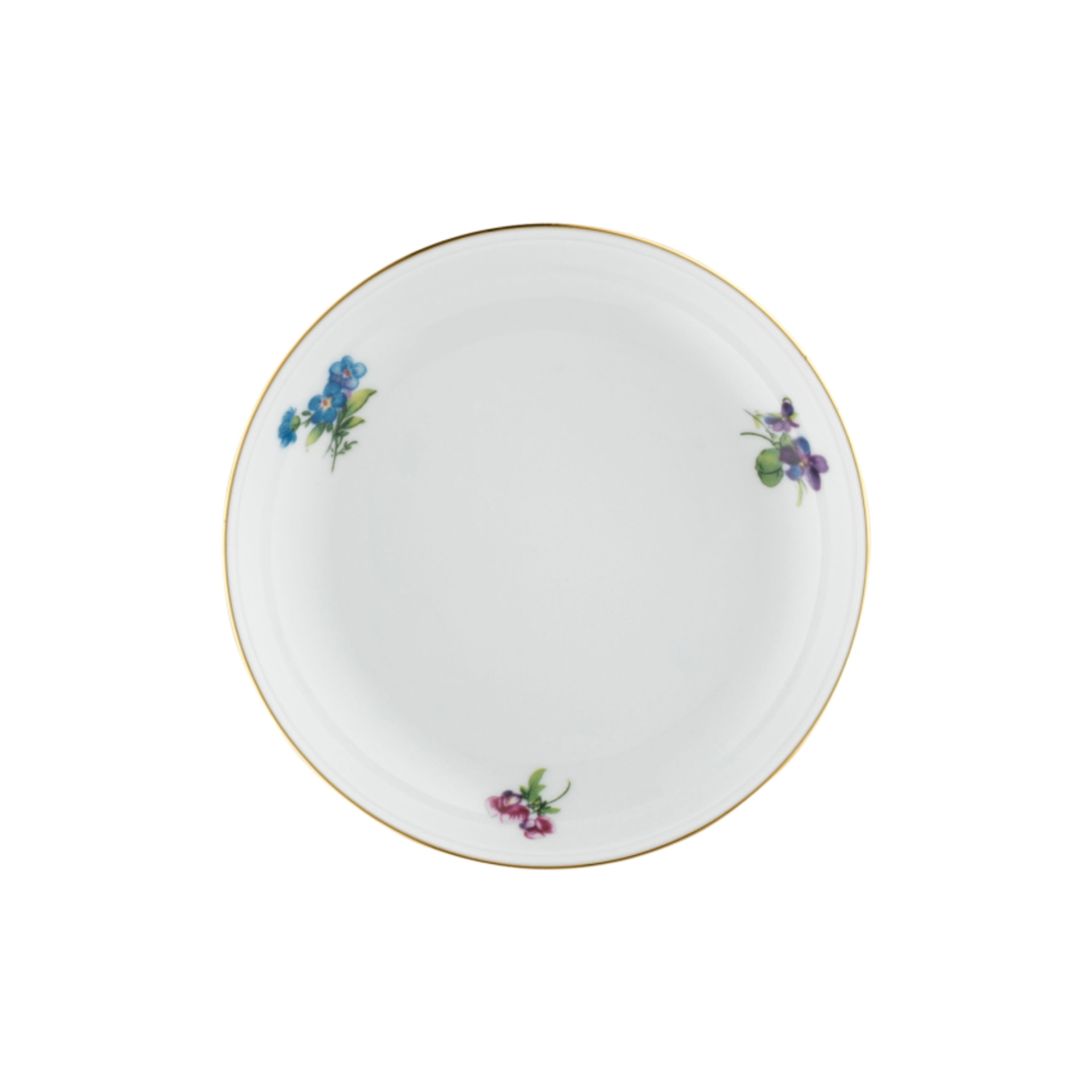 Fürstenberg, Alt fürstenberg bunte blume, Coffee saucer