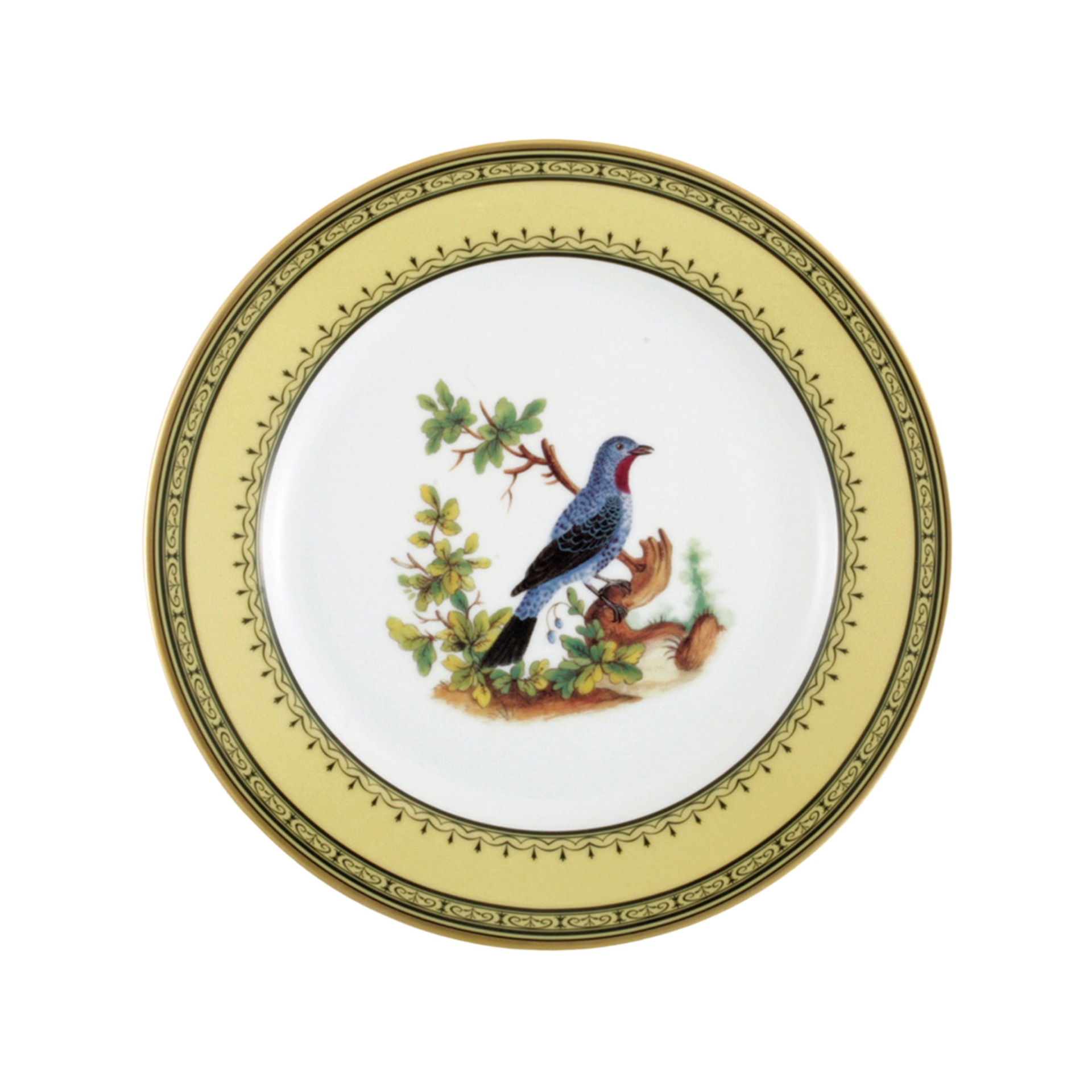 Bernardaud, Jardin du Roi, Salad plate, spangled cotinga