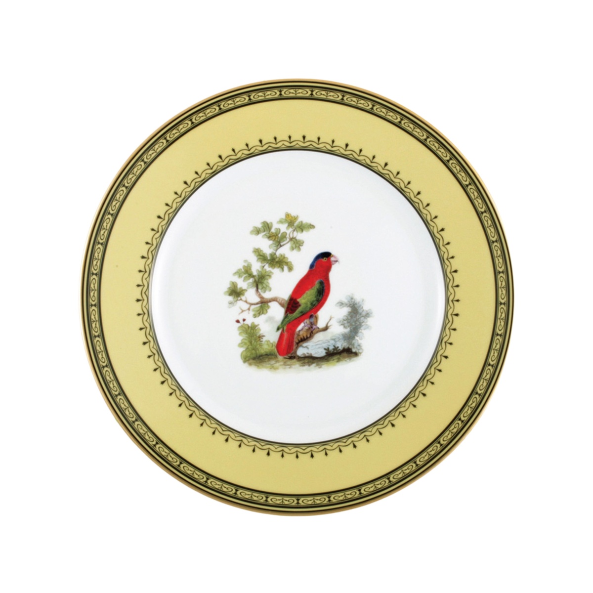 Bernardaud, Jardin du Roi, Salad plate, lory of the east indies